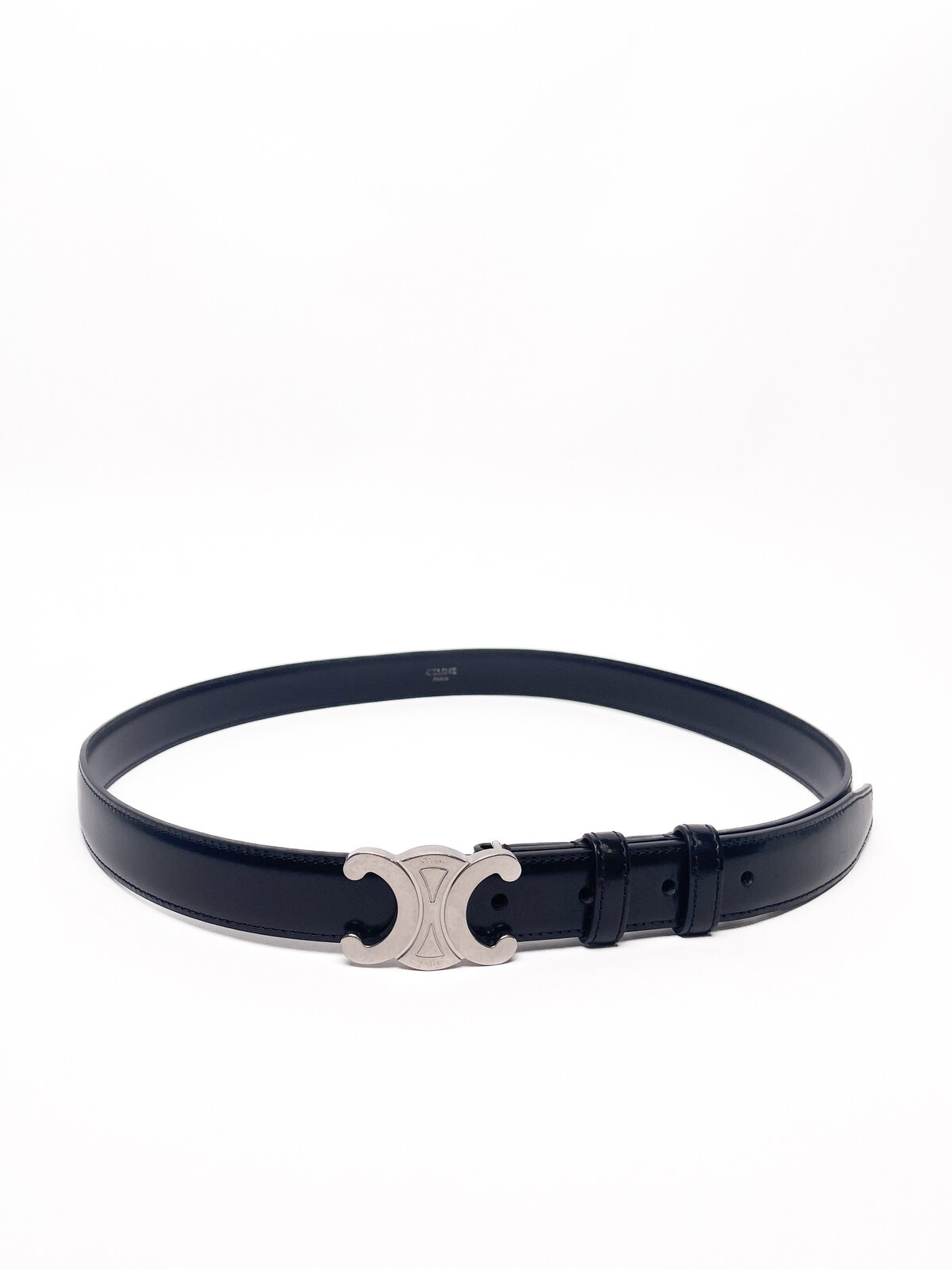 Black and Silver Belt