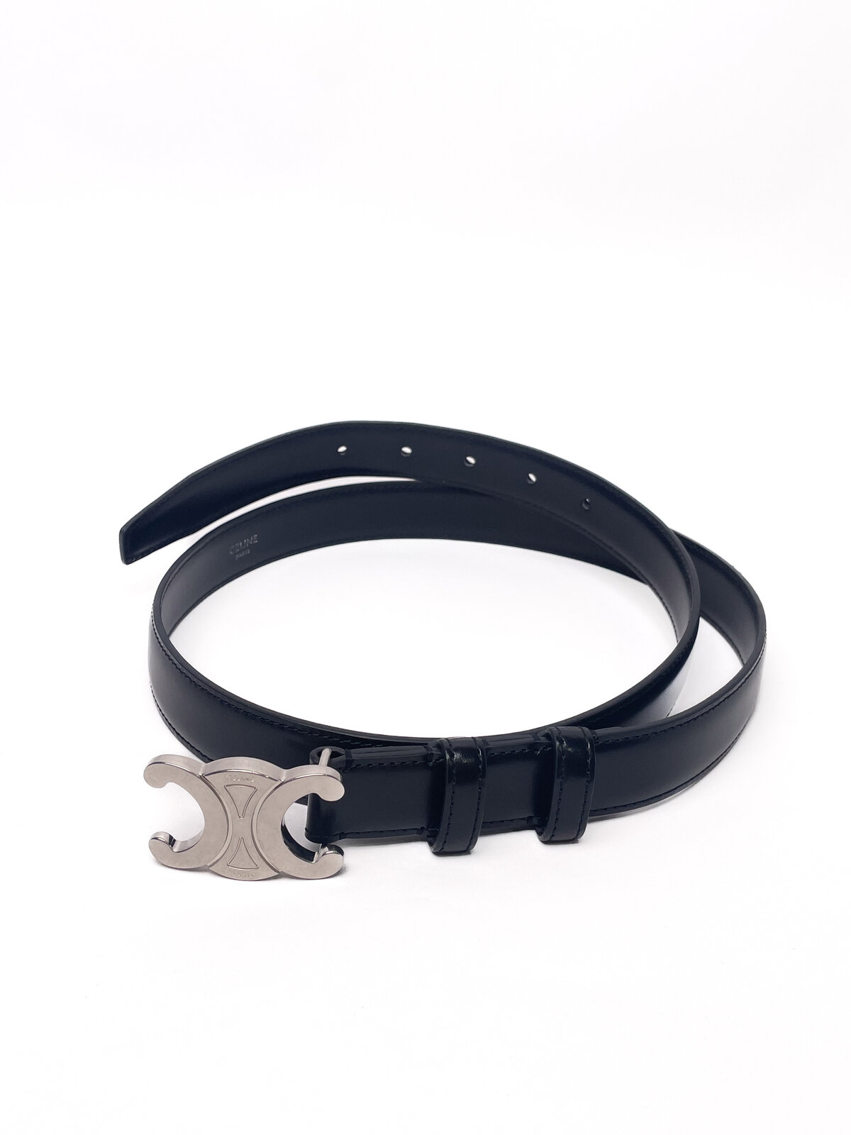 Black and Silver Belt