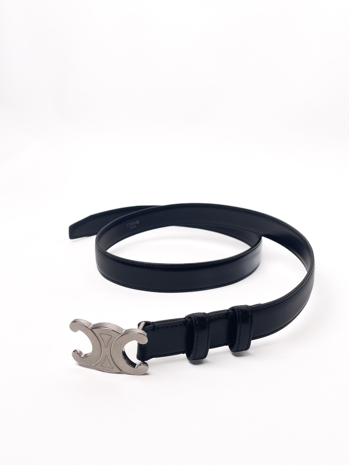 Black and Silver Belt