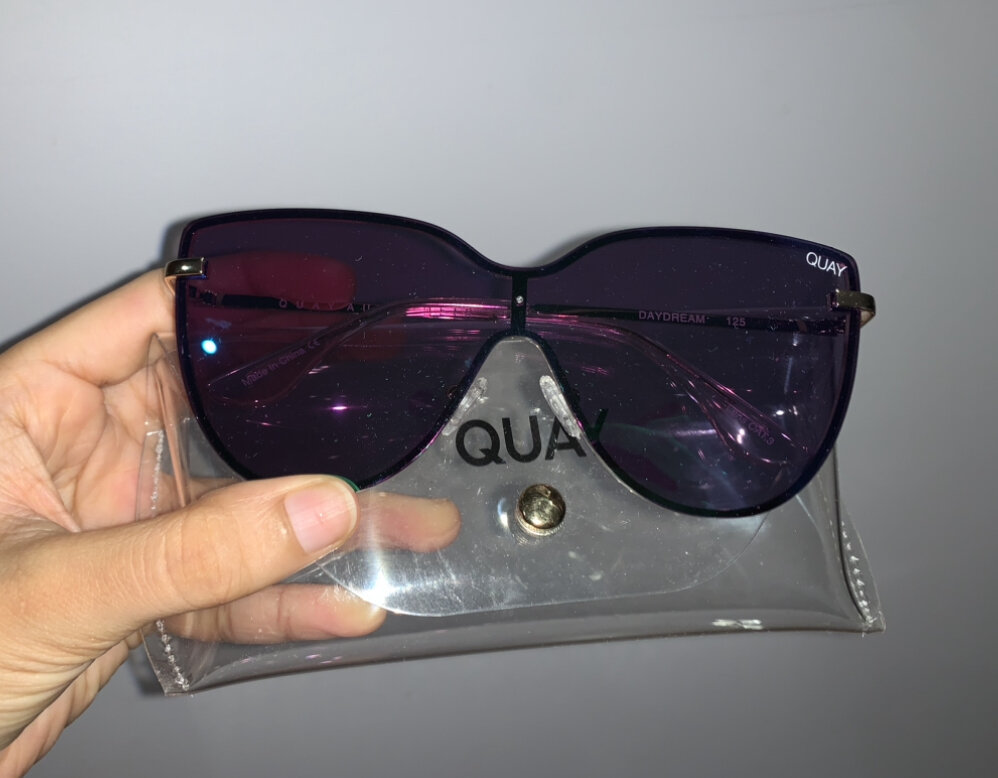 Daydream aviator sunglasses - purple/blue/gold