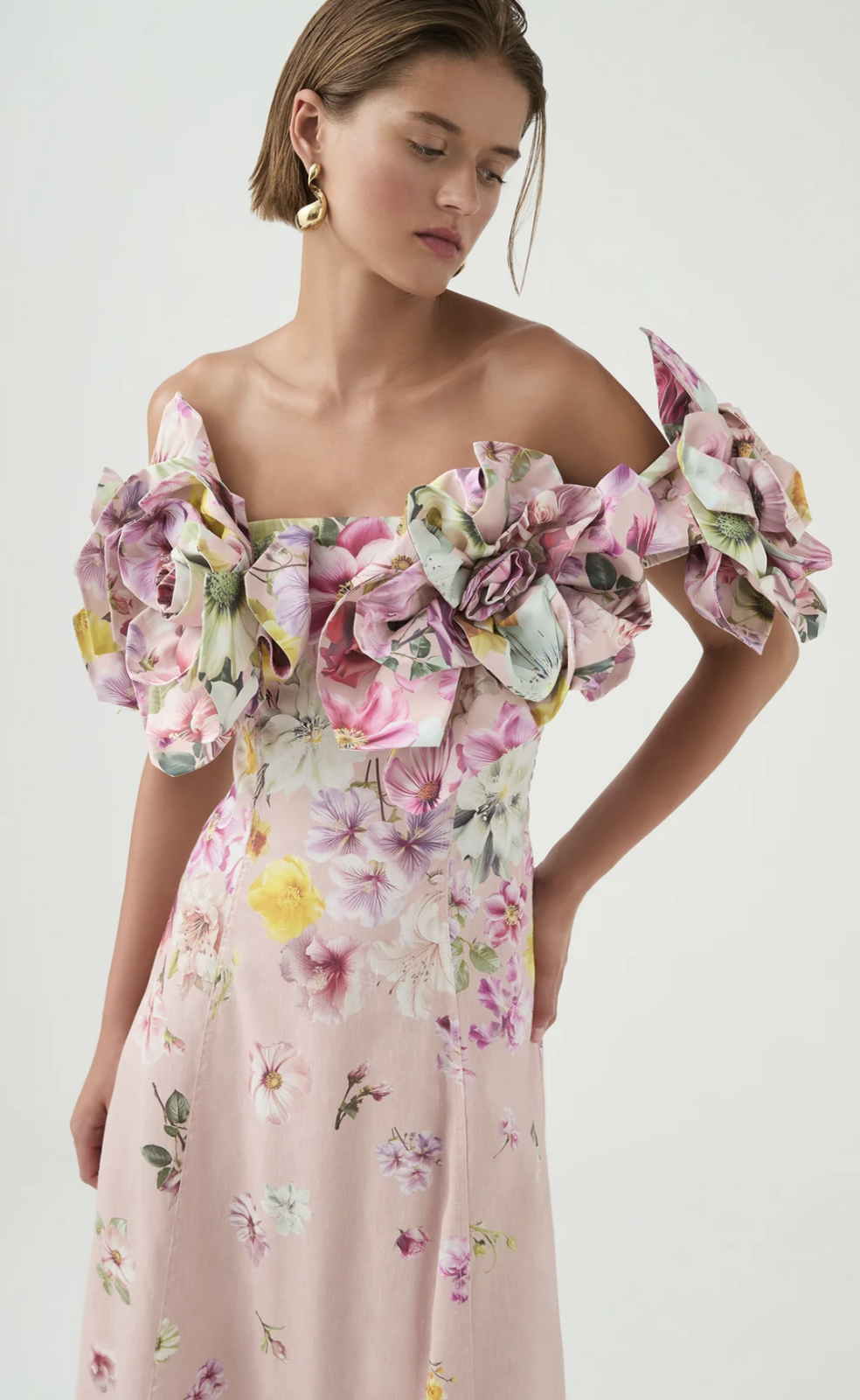 Misha Maxi Dress Size 14 Brand New