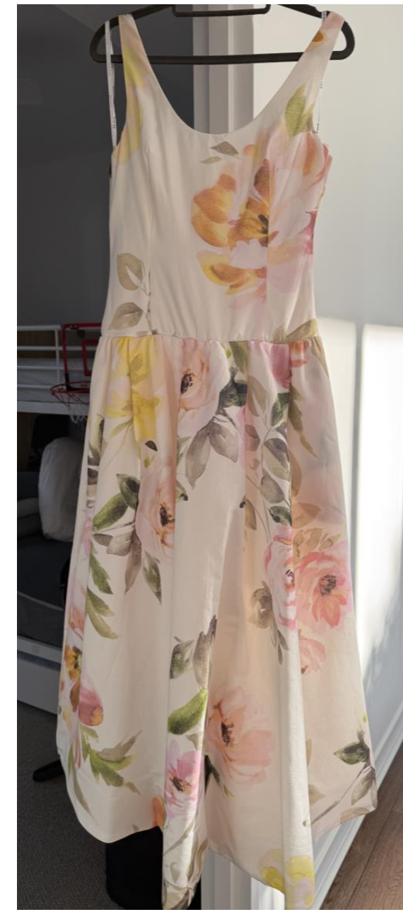 Rosa Floral Print Tulle Maxi Dress Size 12