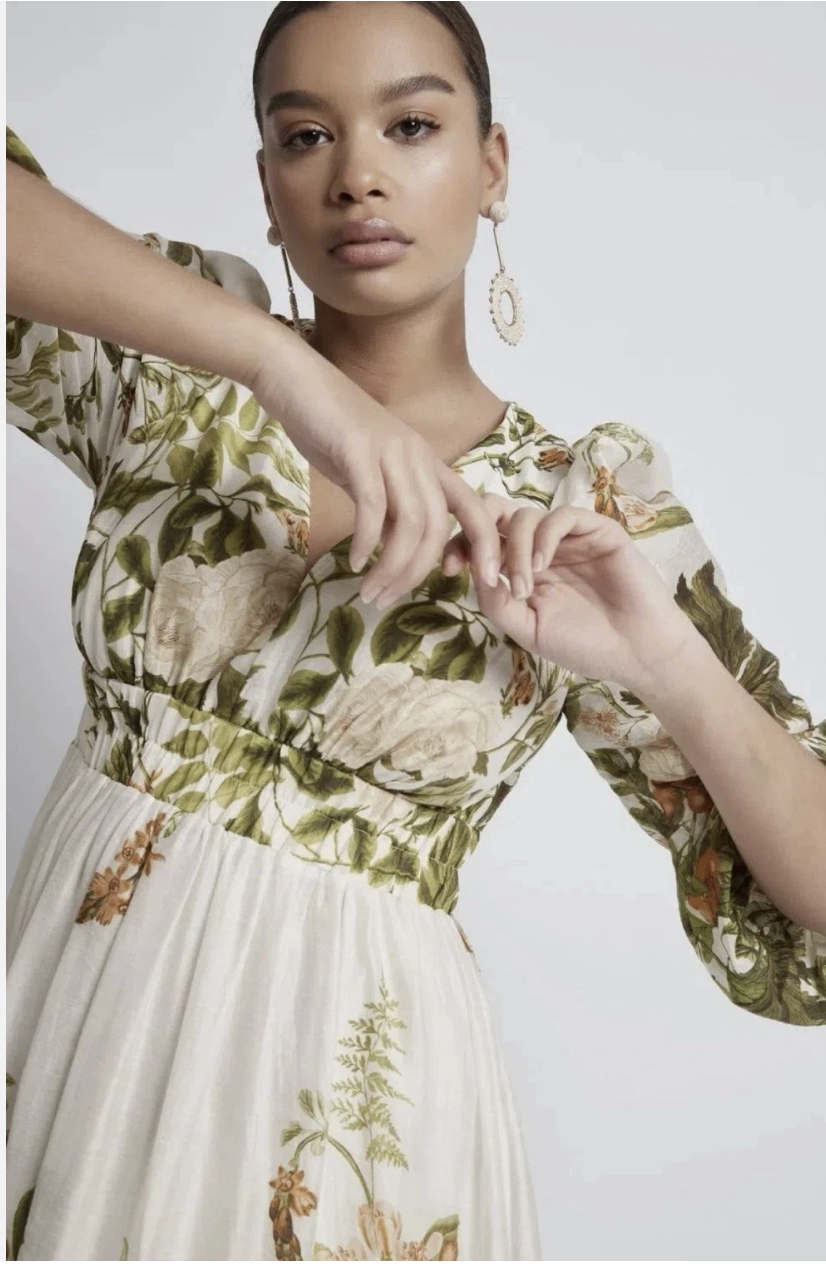 Garden of Eden Maxi Dress Size 12