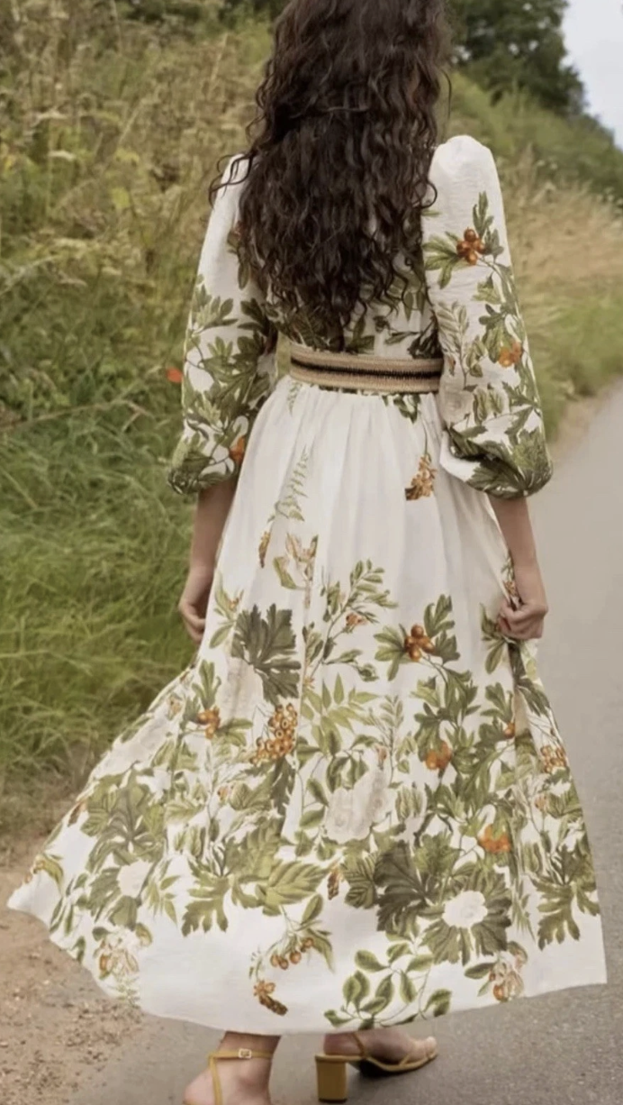 Garden of Eden Maxi Dress Size 12