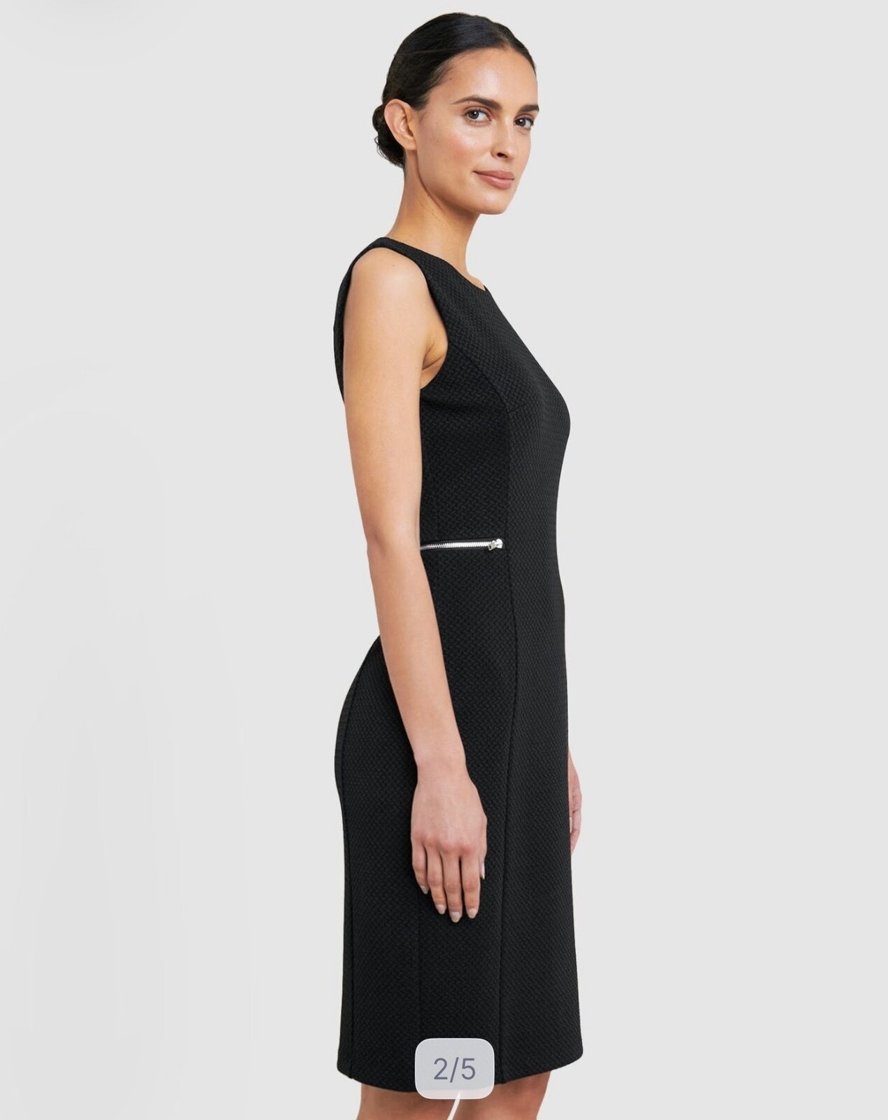 FORCAST Joslyn Textured Pencil Dress | Size 8