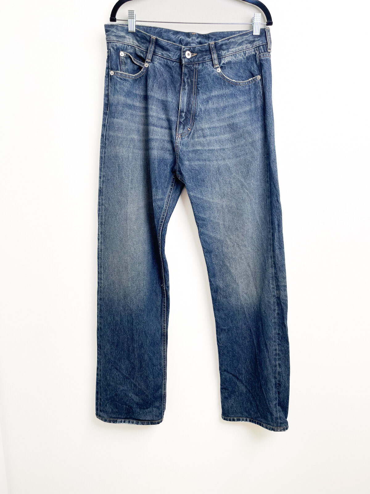 Blue High Waisted Denim Jeans