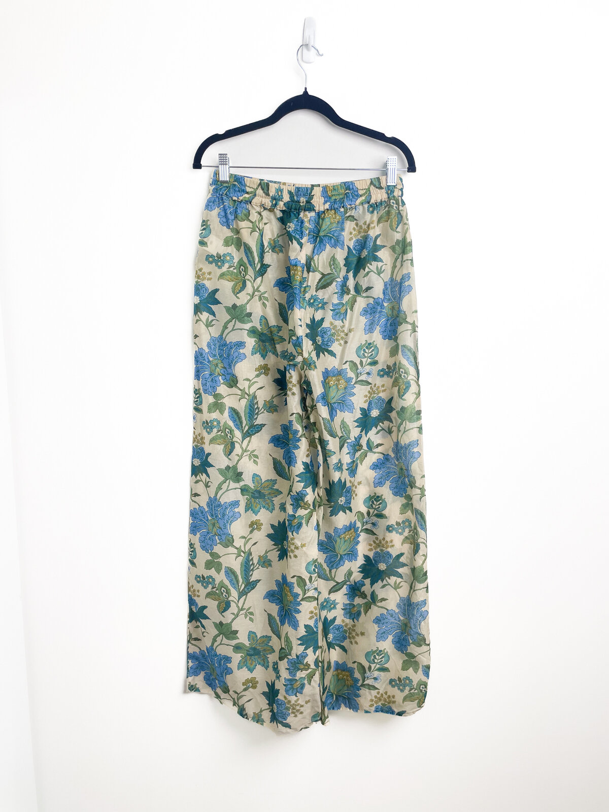 Blue & Green Floral Resort Pant