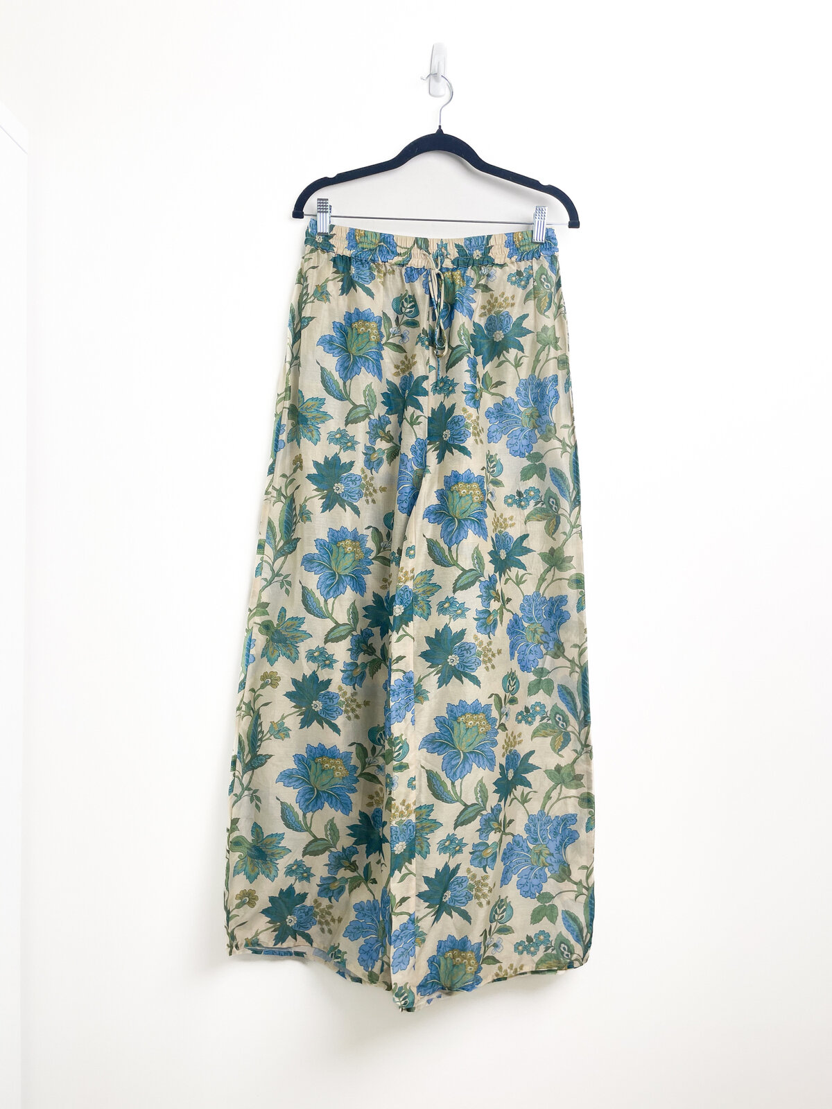 Blue & Green Floral Resort Pant