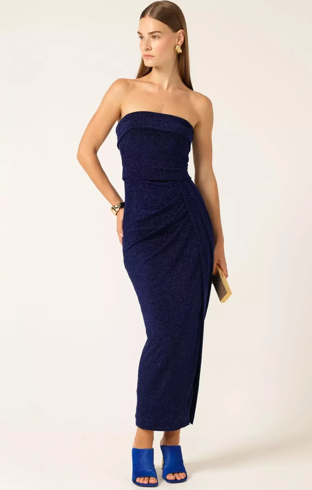 MERLE STRAPLESS MAXI DRESS SAPPHIRE 