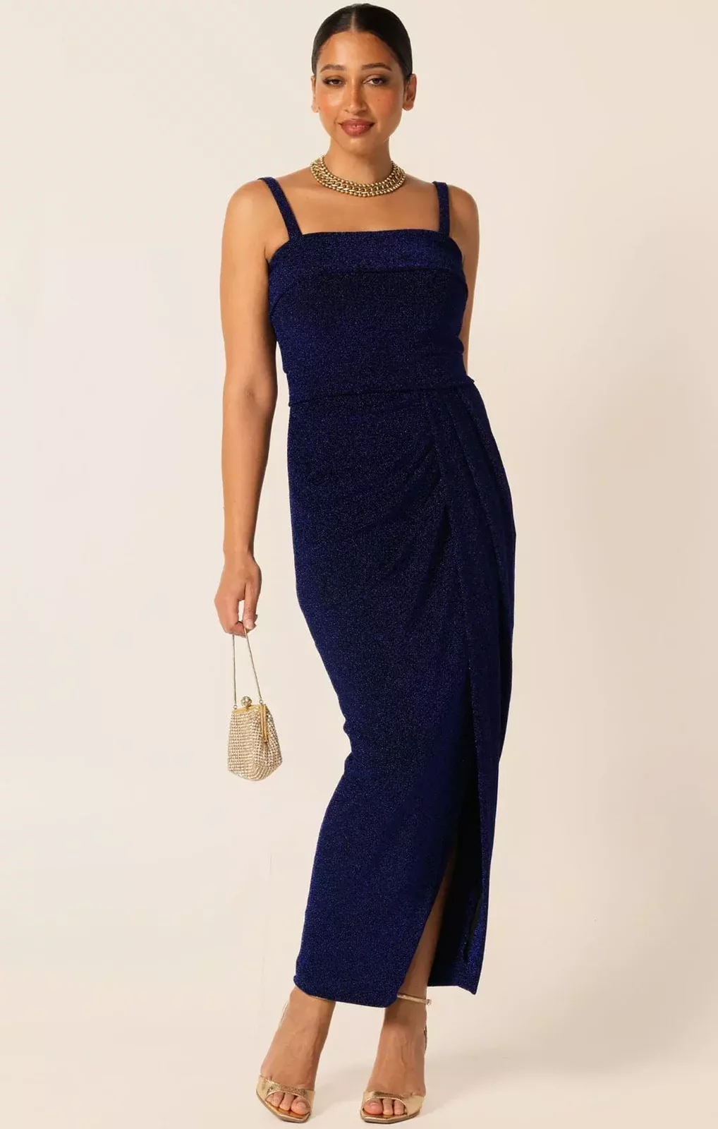 MERLE STRAPLESS MAXI DRESS SAPPHIRE 