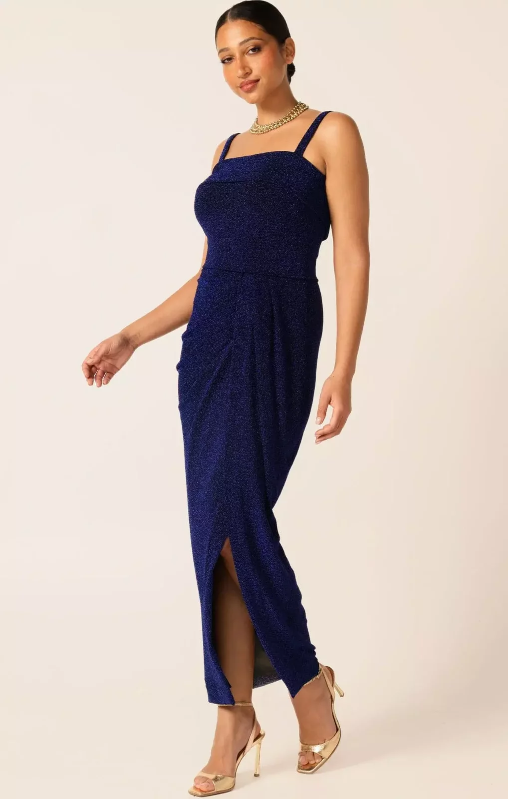MERLE STRAPLESS MAXI DRESS SAPPHIRE 