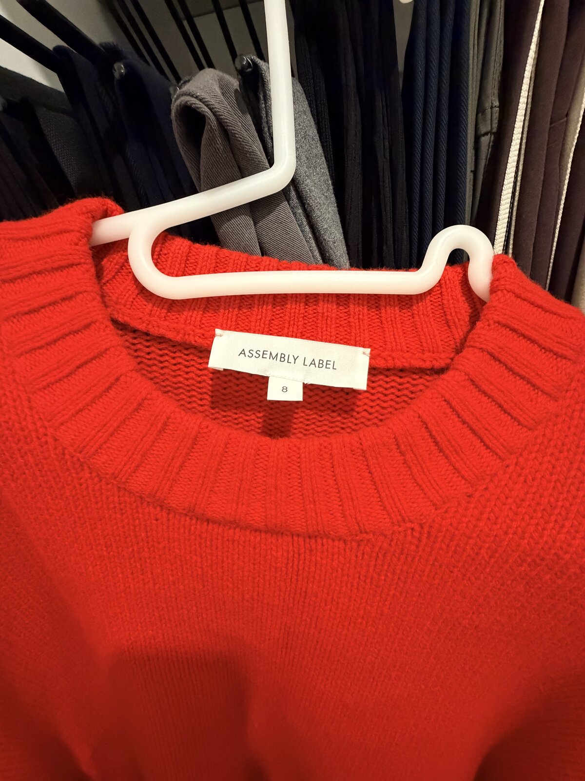Red knitted Jumper 