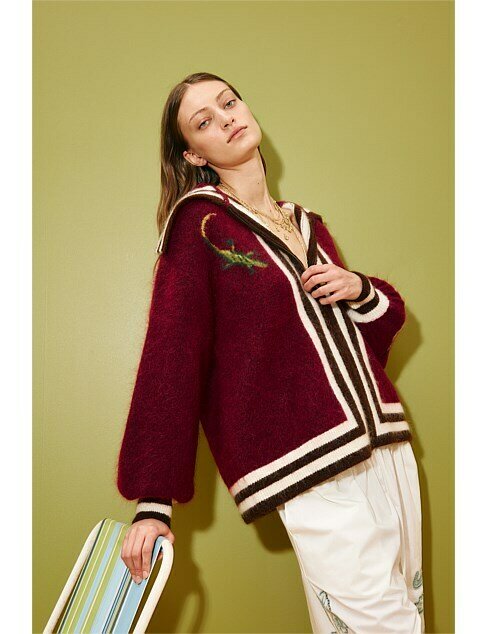 MOKSHINI ZIP UP CARDIGAN SIZE XS