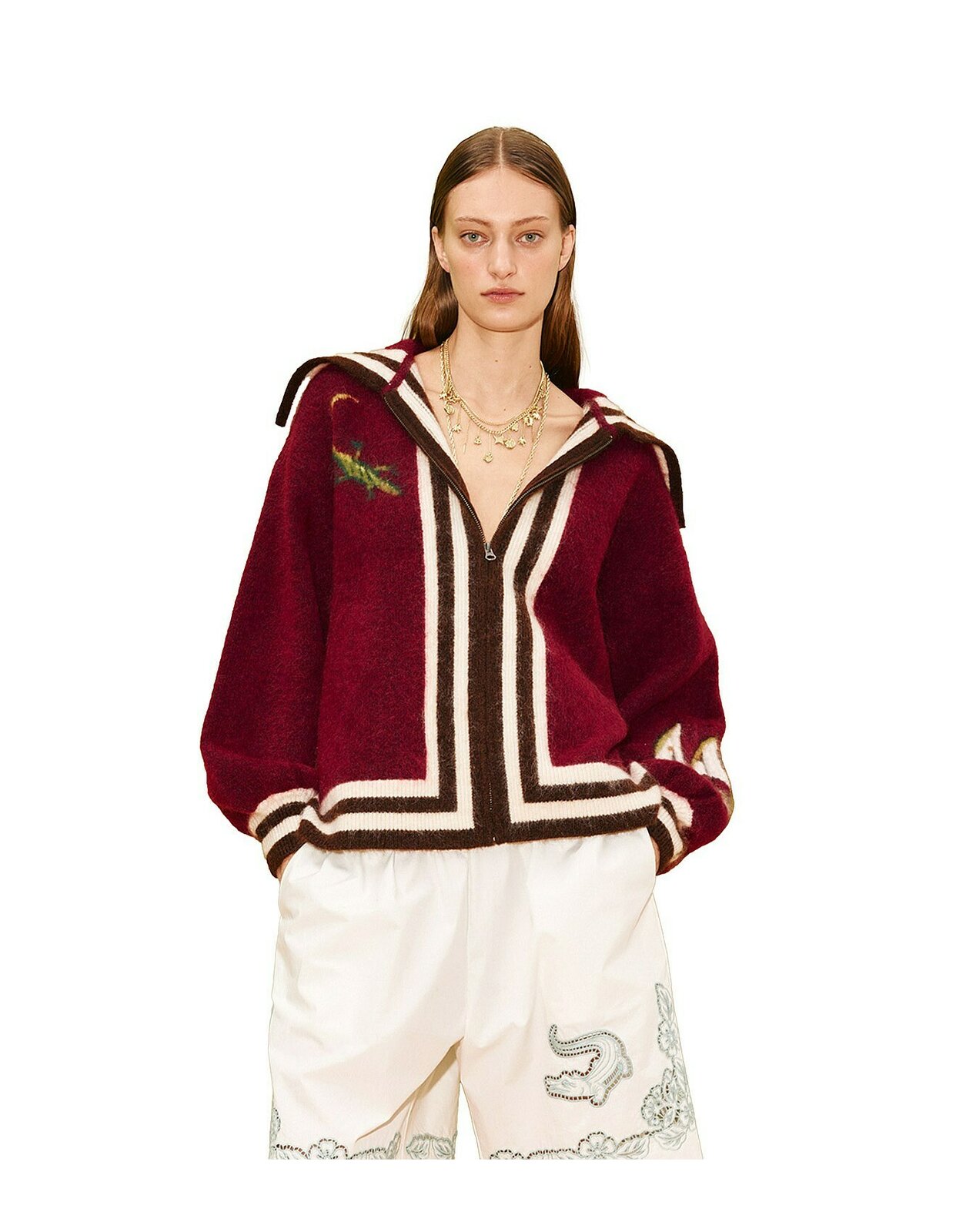 MOKSHINI ZIP UP CARDIGAN SIZE XS