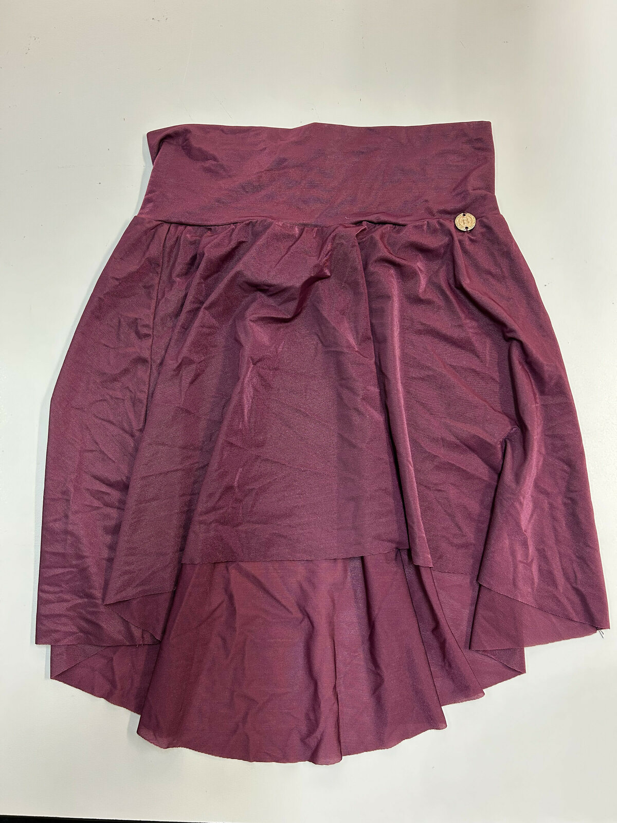 NATALIA SHEER SKIRT - MULBERRY