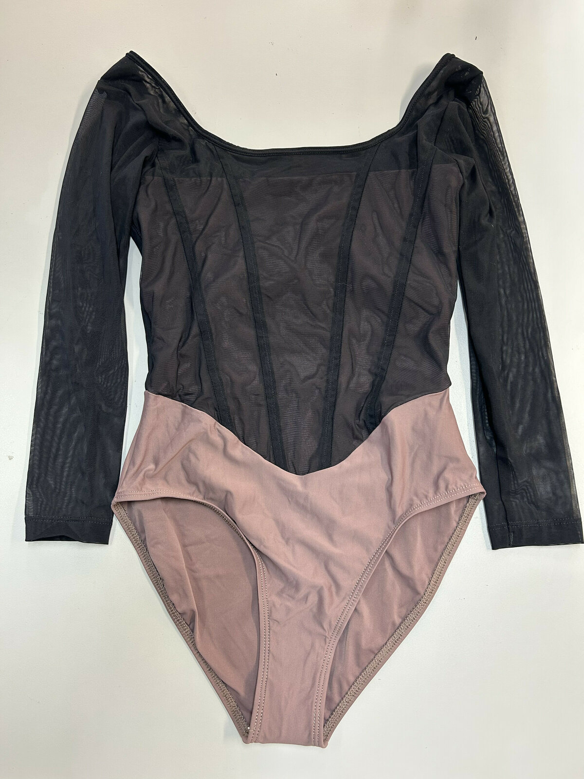 SOFIA LEOTARD LONG SLEEVE - TWILIGHT ASH