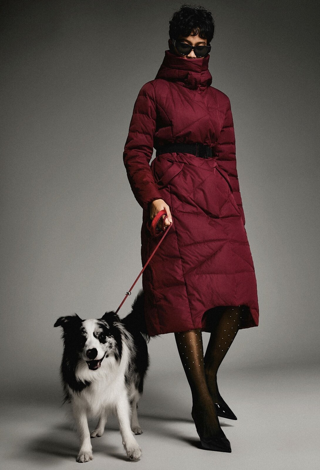 Long Maxi Down Coat with Hood