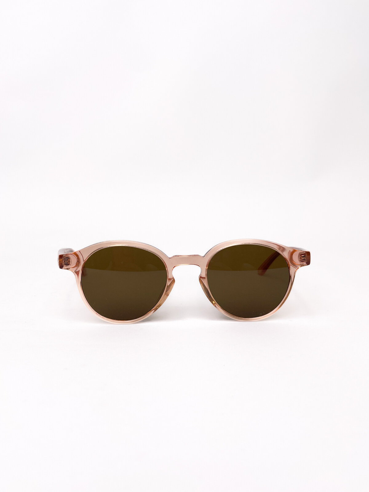 Clear / Peach Sunglasses