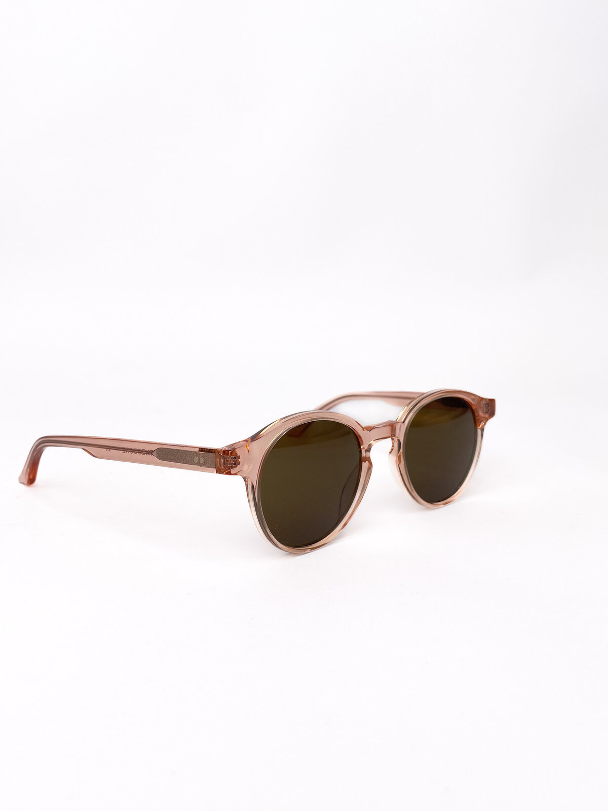 Clear / Peach Sunglasses