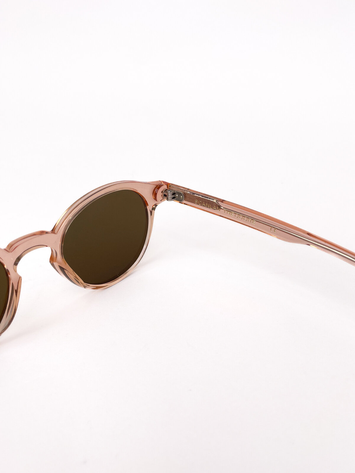Clear / Peach Sunglasses