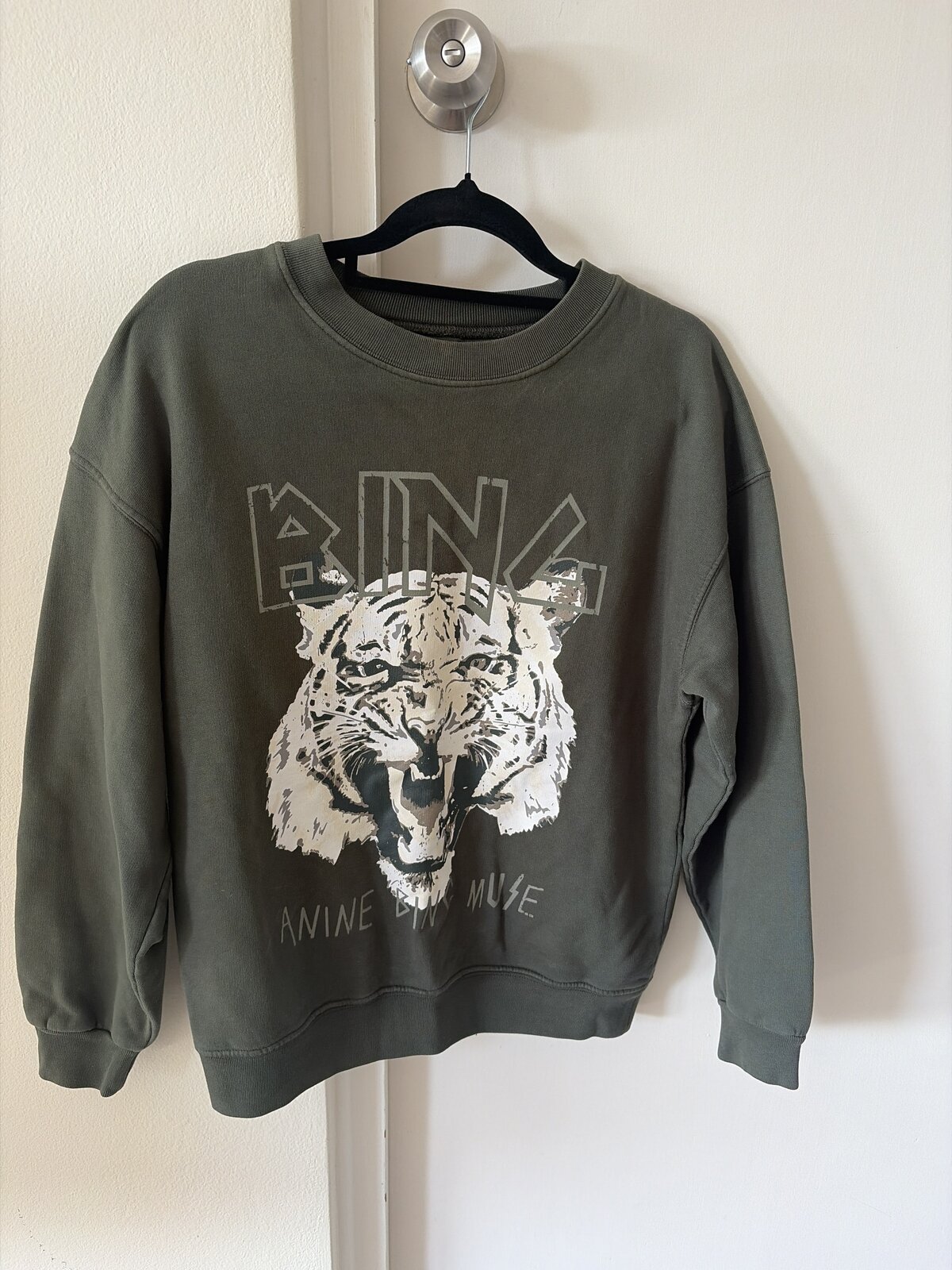 Tiger Sweatshirt in Forest Green
