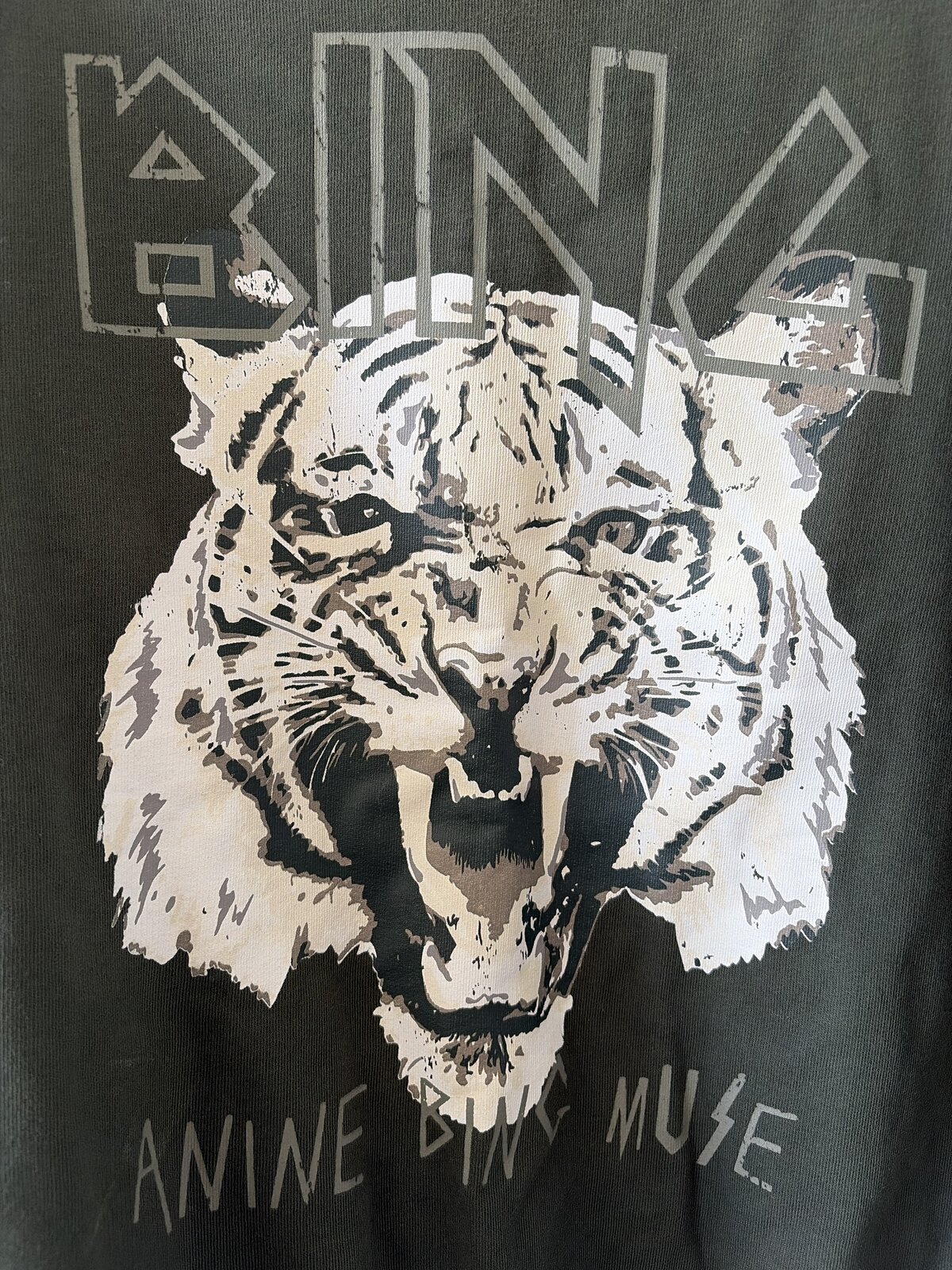 Tiger Sweatshirt in Forest Green