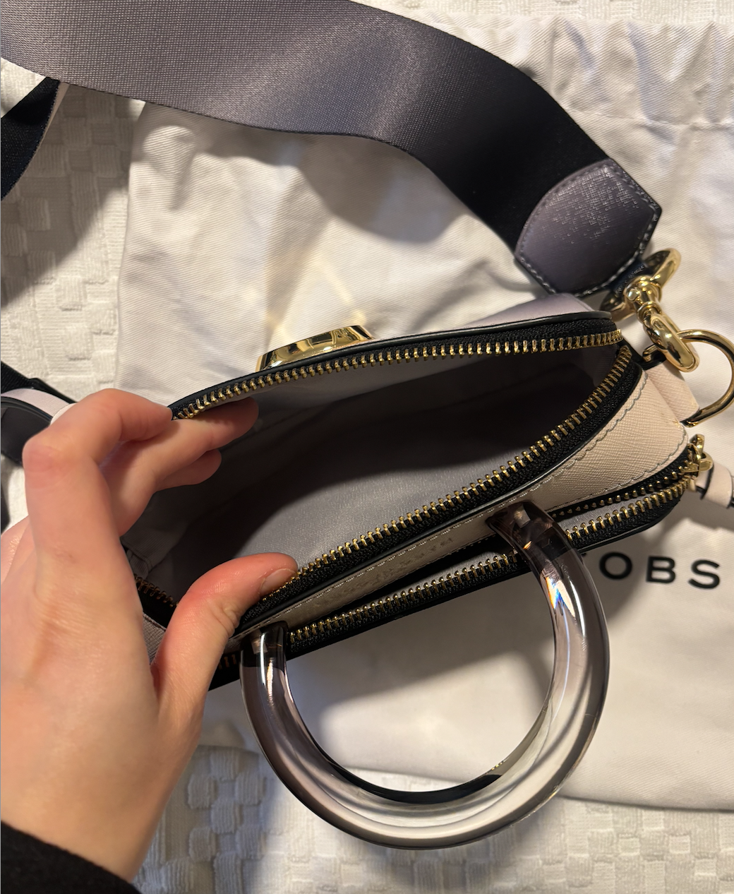 Snapshot Clear Ring Top-Handle Camera Bag