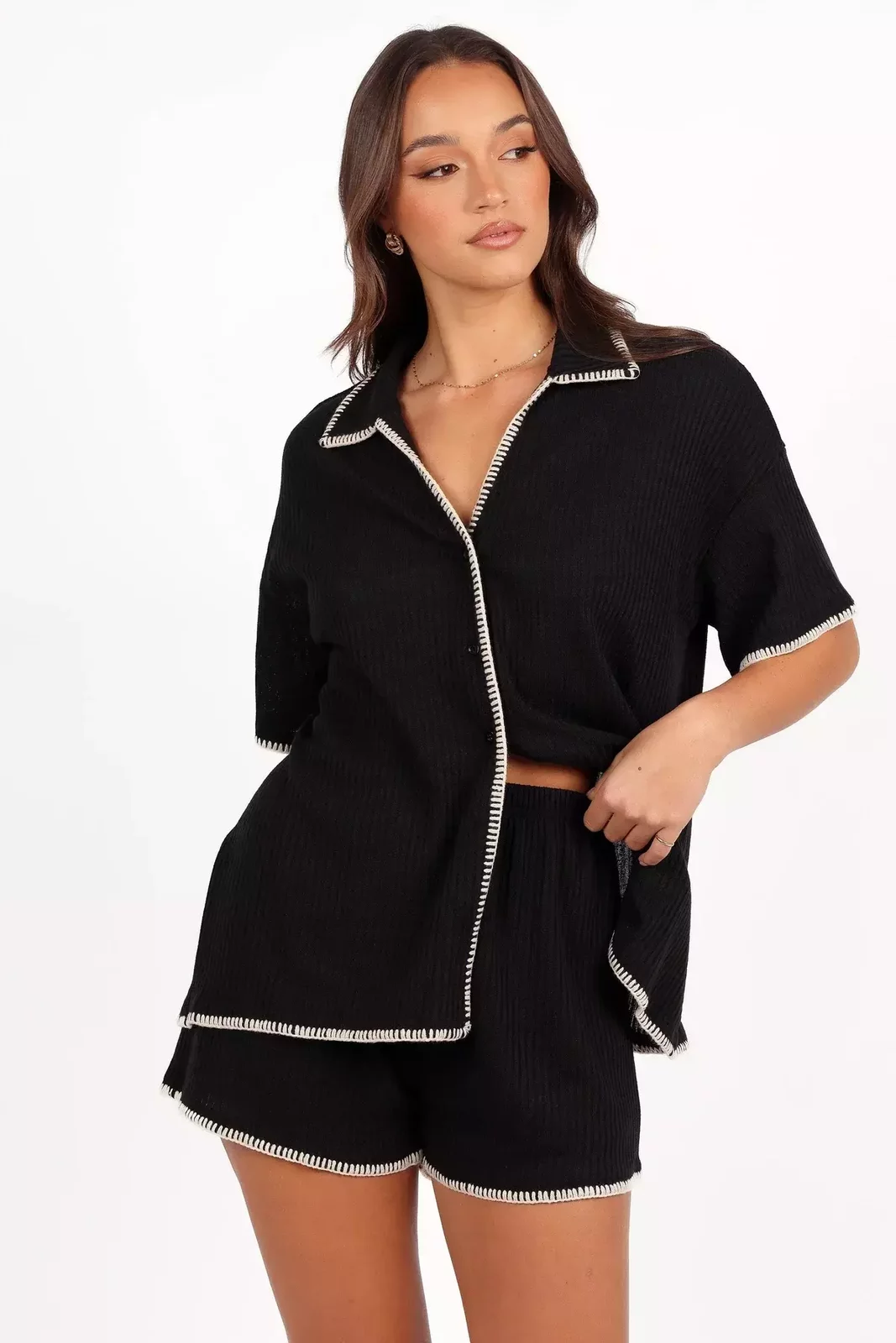 Essen Knit Shirt Set