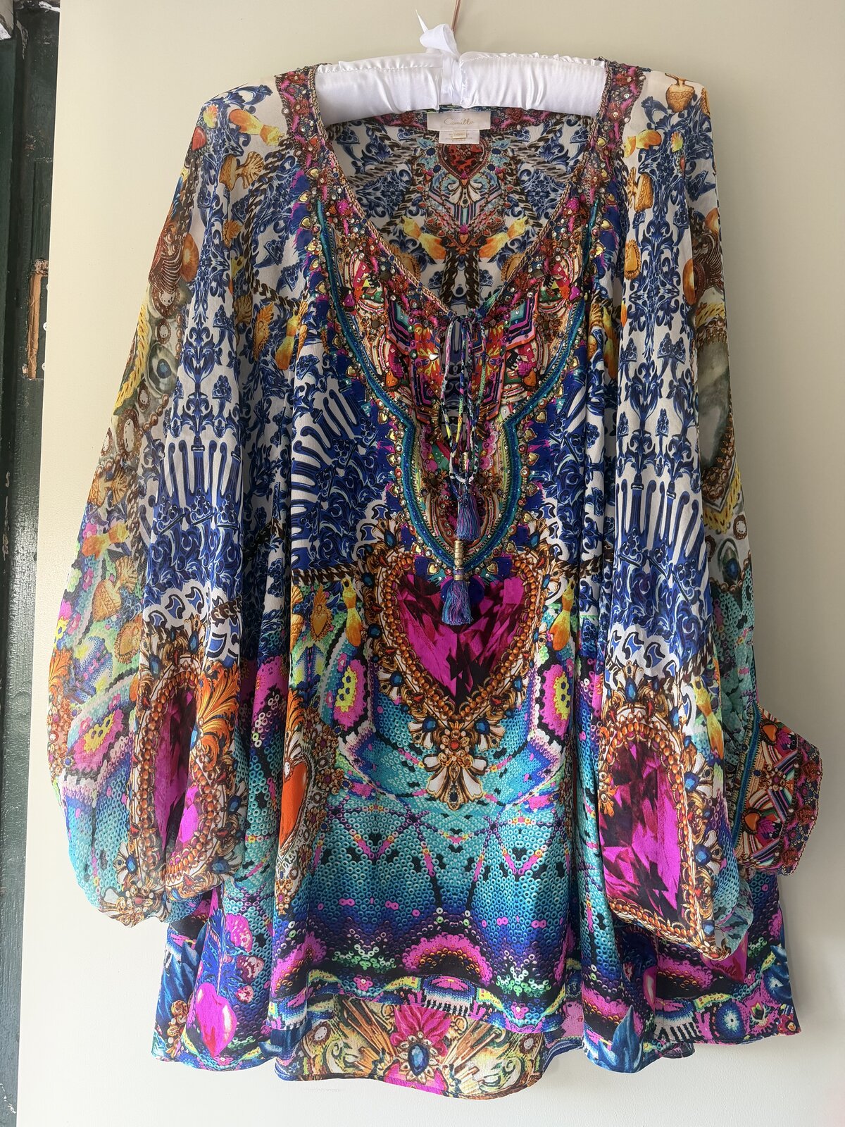 Lucky Charm Raglan Sleeve Blouse – O/S