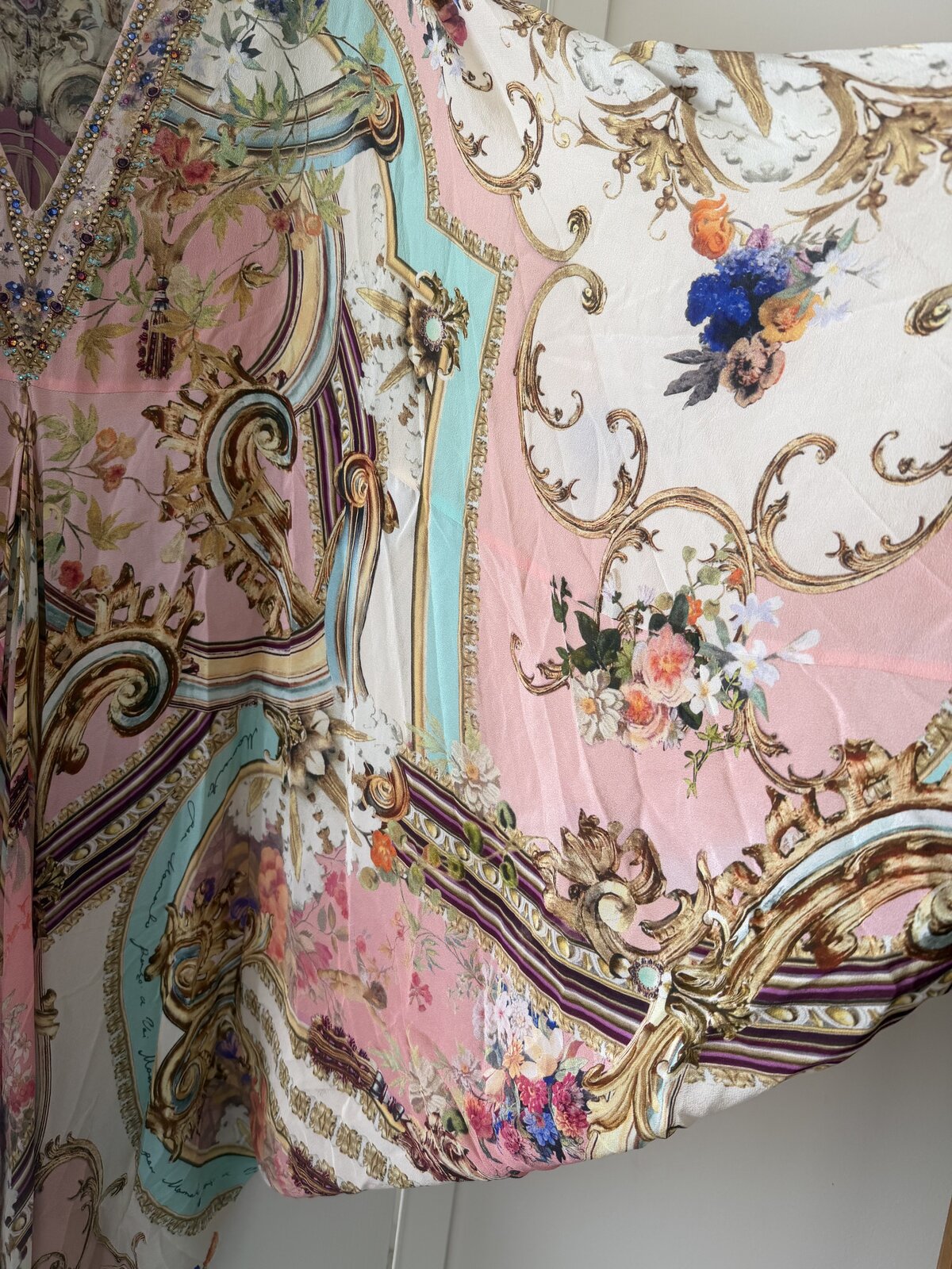 Letters From The Pink Room T-Shape Long Kaftan – O/S
