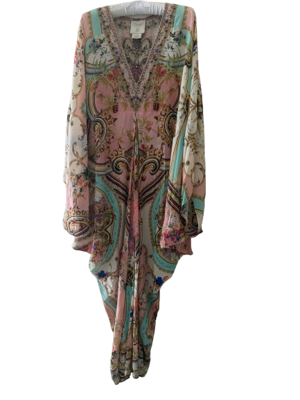 Letters From The Pink Room T-Shape Long Kaftan – O/S