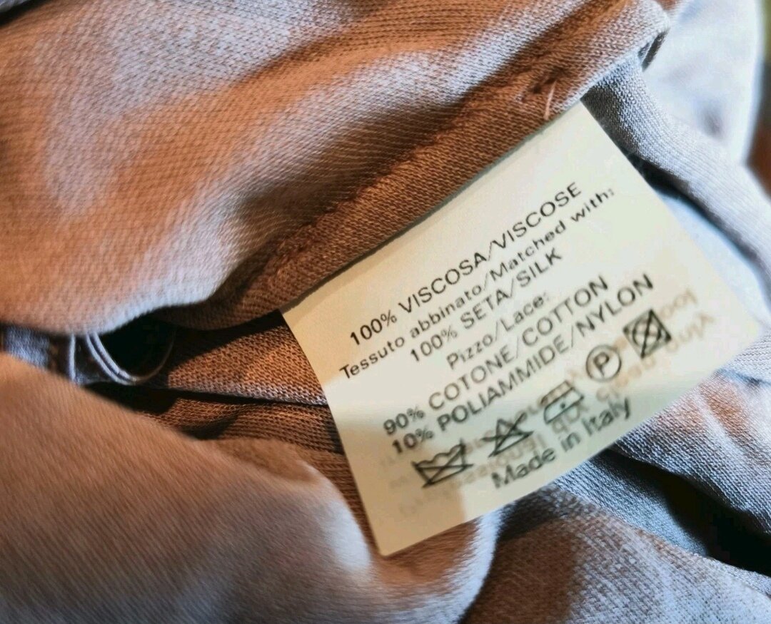BNWT  Tie-front Frayed Trim Blouse Top - Sz S - Italy Made