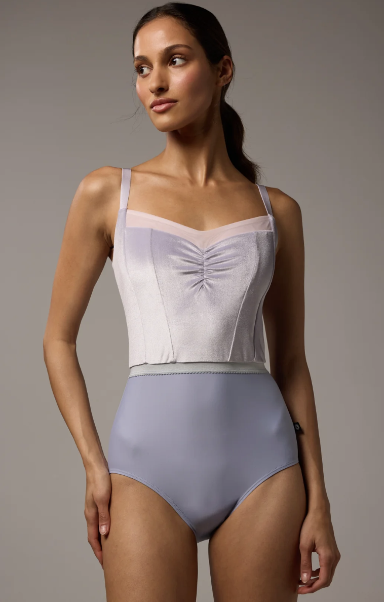 OPHELIA RELEVÉ LEOTARD - STARDUST SKYE MARSHMALLOW