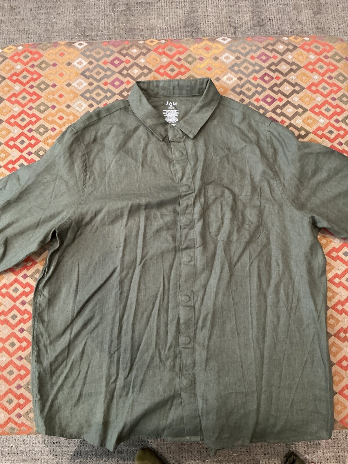 Adaptive Linen Khaki shirt