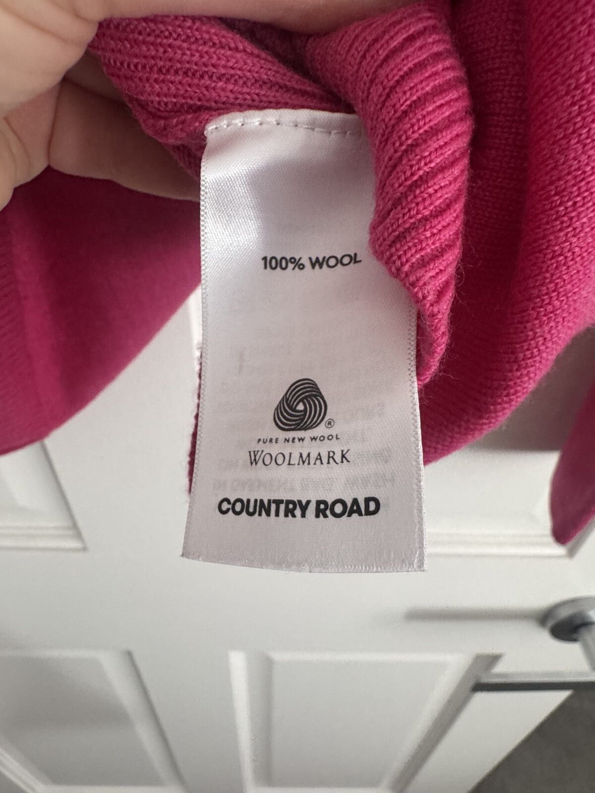 Merino Wool Jumper Pink |M