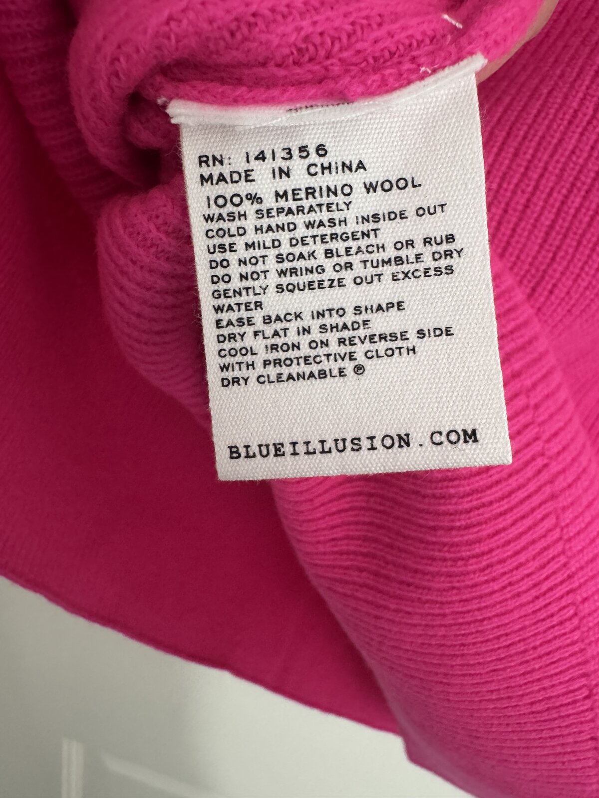 Pink 100% Merino Wool Jumper | L | Never worn without tags  