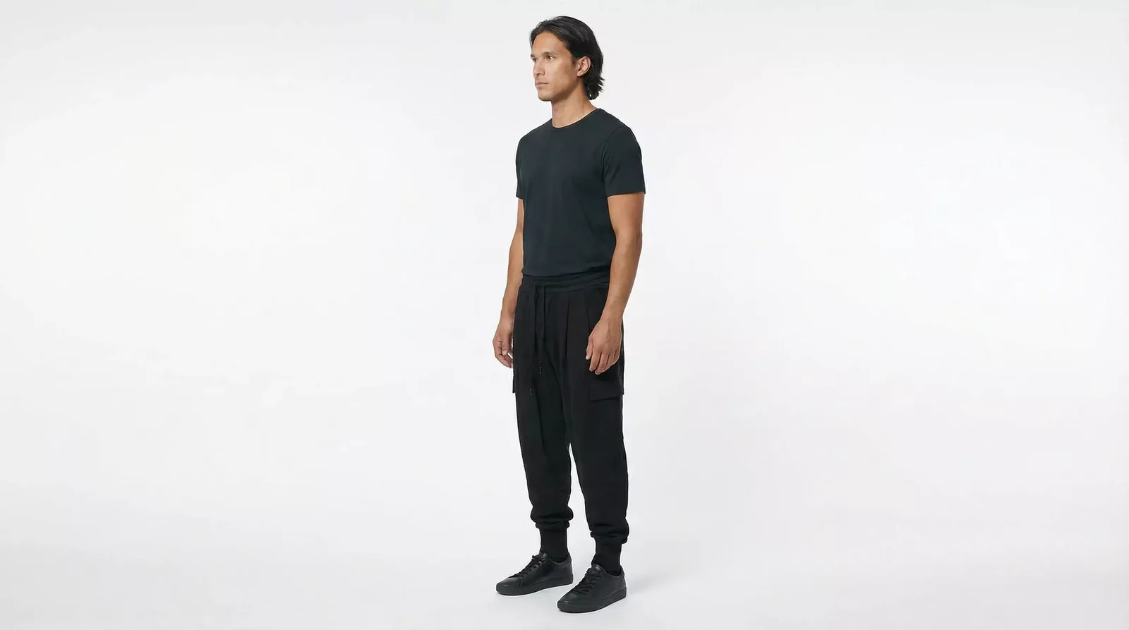 Cotton Logo Jogger Sweatpants with Drawstring Closure - Black / IT56 | XXL