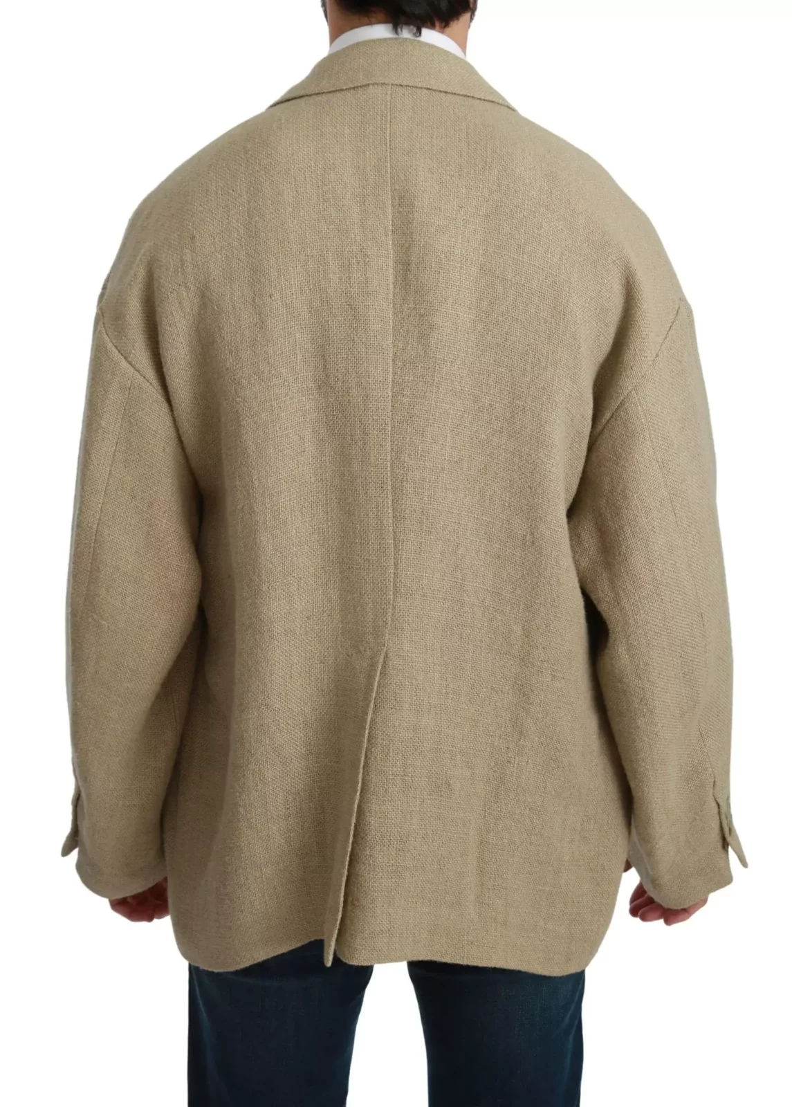 Linen Blazer Relaxed Fit - Beige / IT48 | L