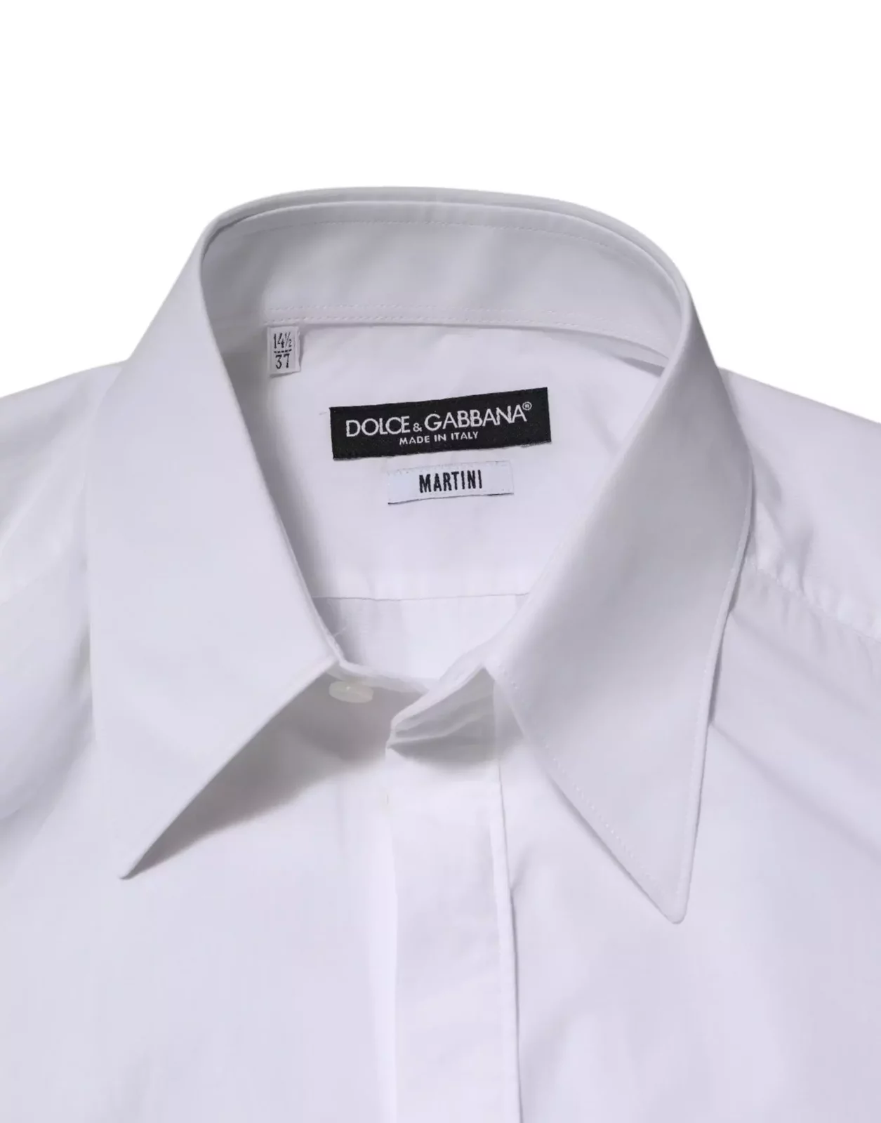 Cotton Long Sleeve Dress Shirt - White / IT37 | XS