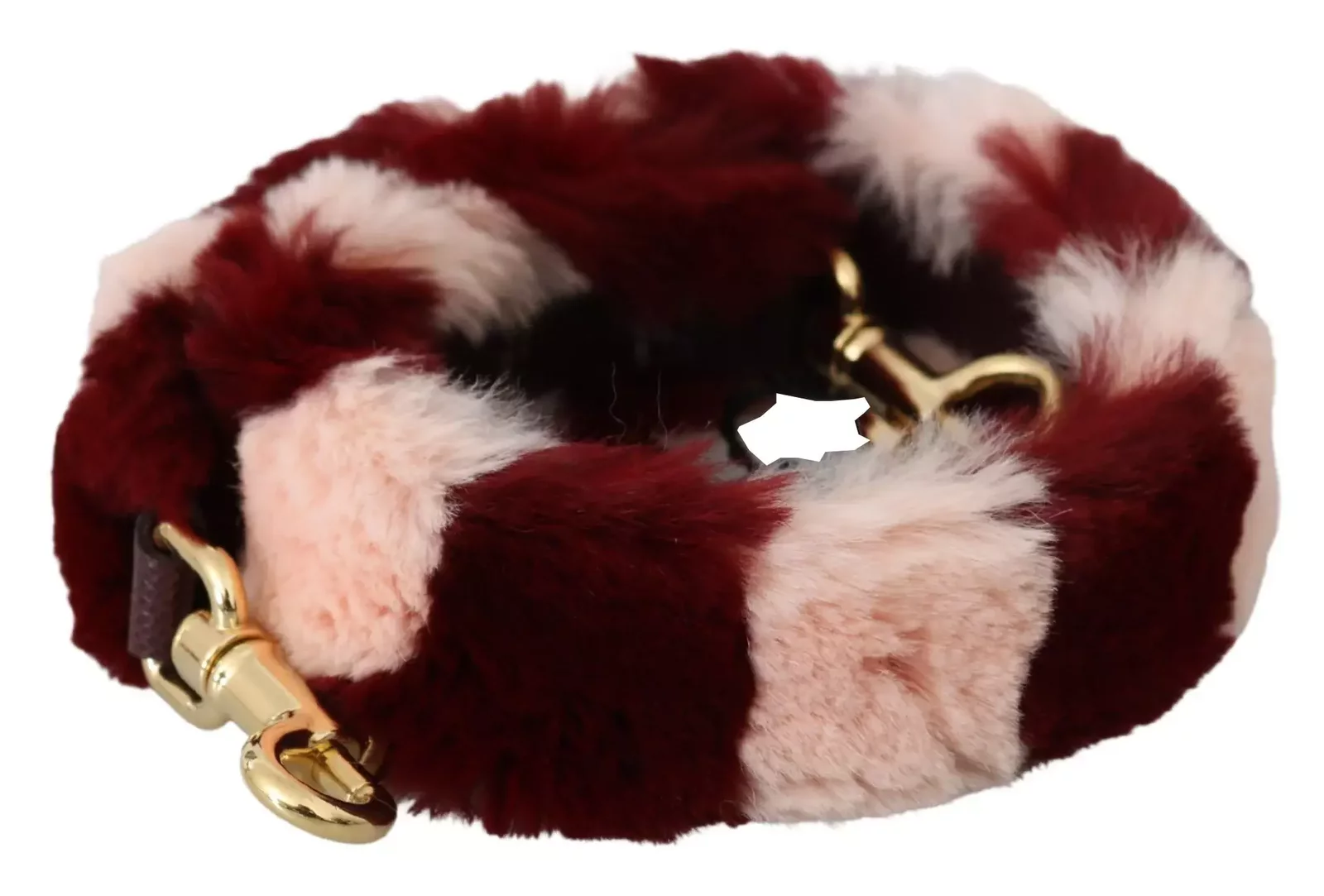Fur Accessory Shoulder Strap - Red / One Size