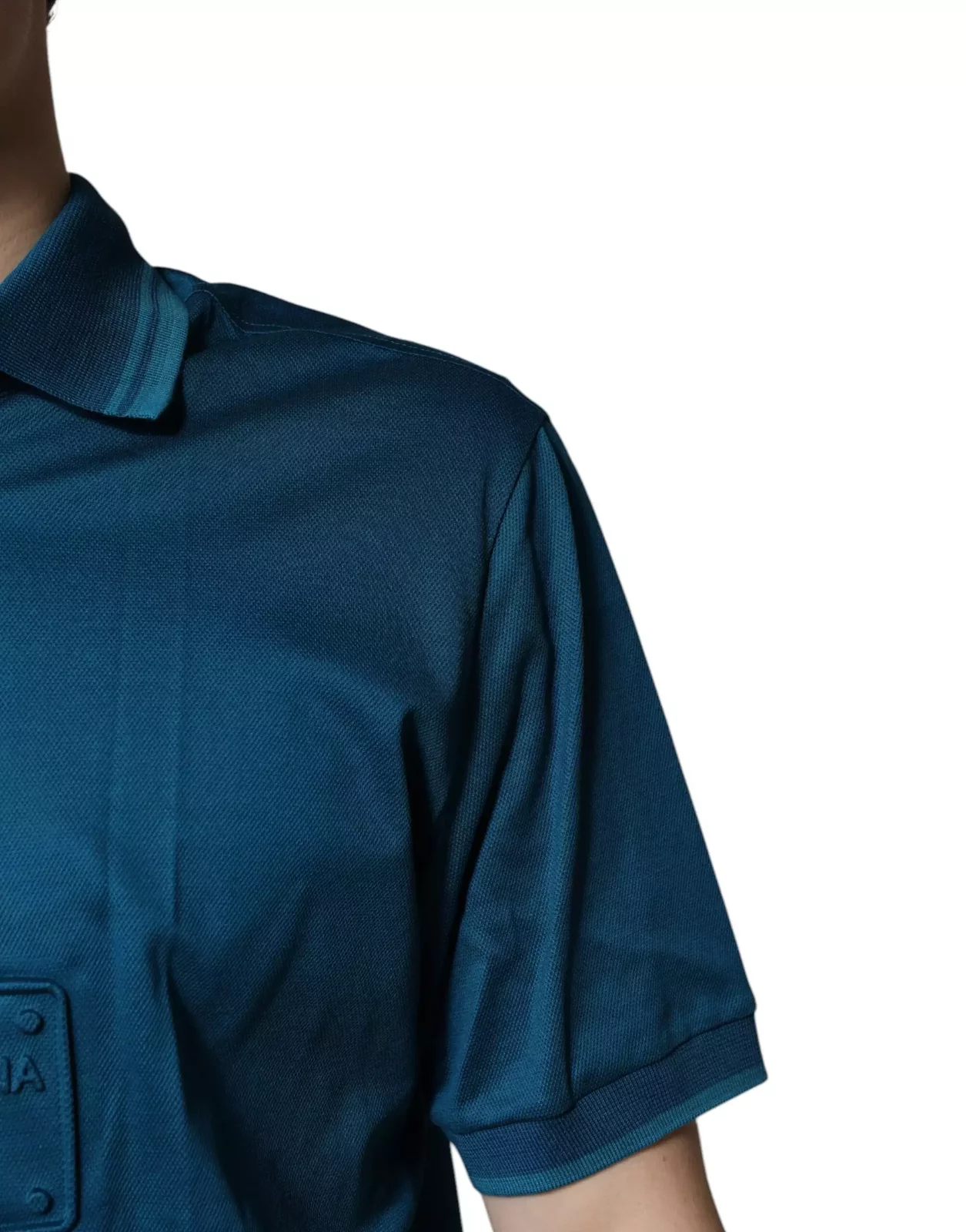Embroidered Logo Polo Shirt - Blue / IT56 | XXL