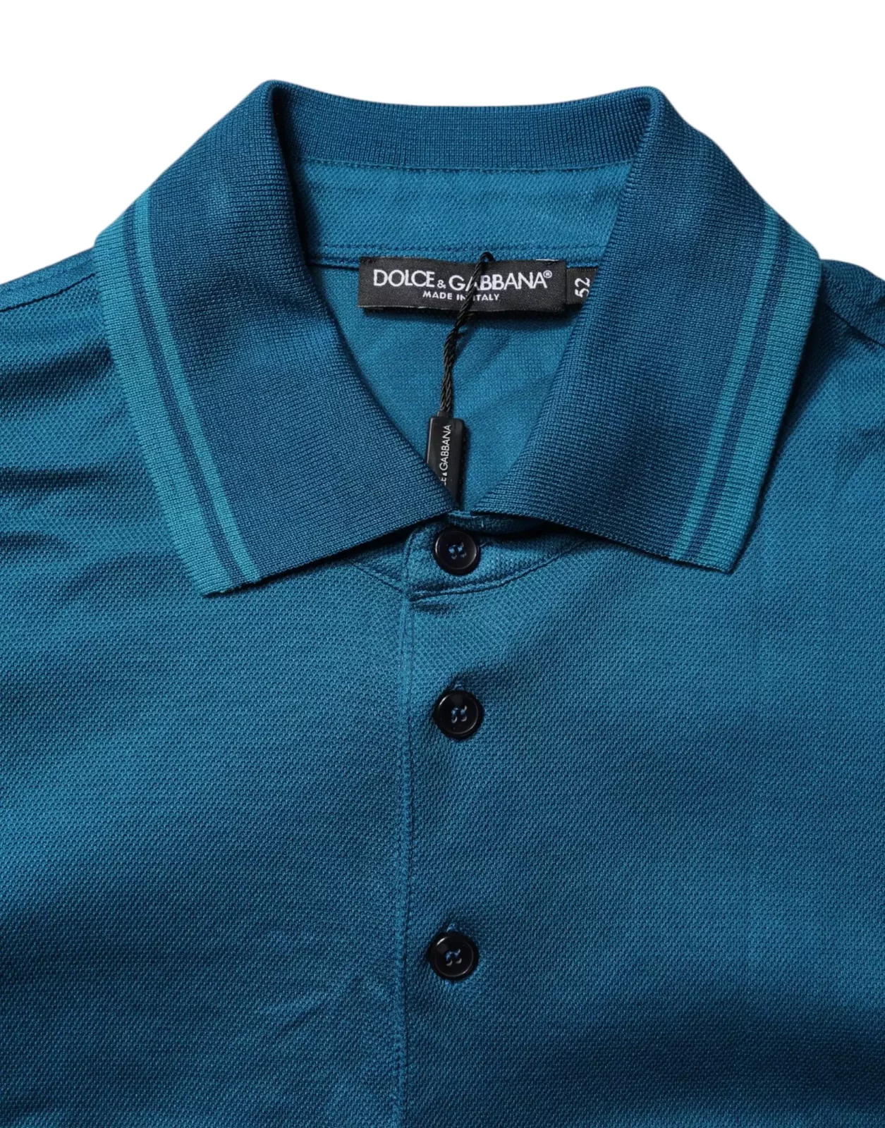 Embroidered Logo Polo Shirt - Blue / IT56 | XXL