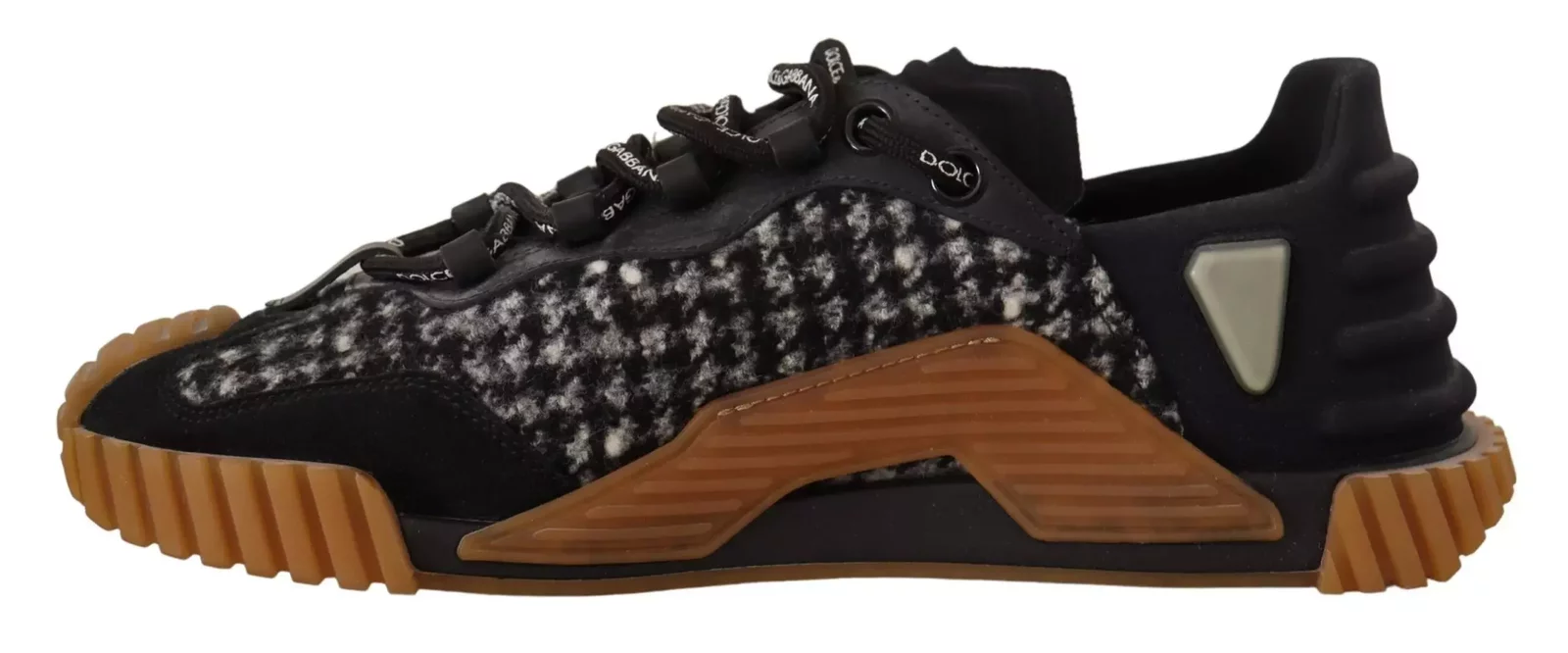 Wool Casual Sneakers - Black / EU39/US6