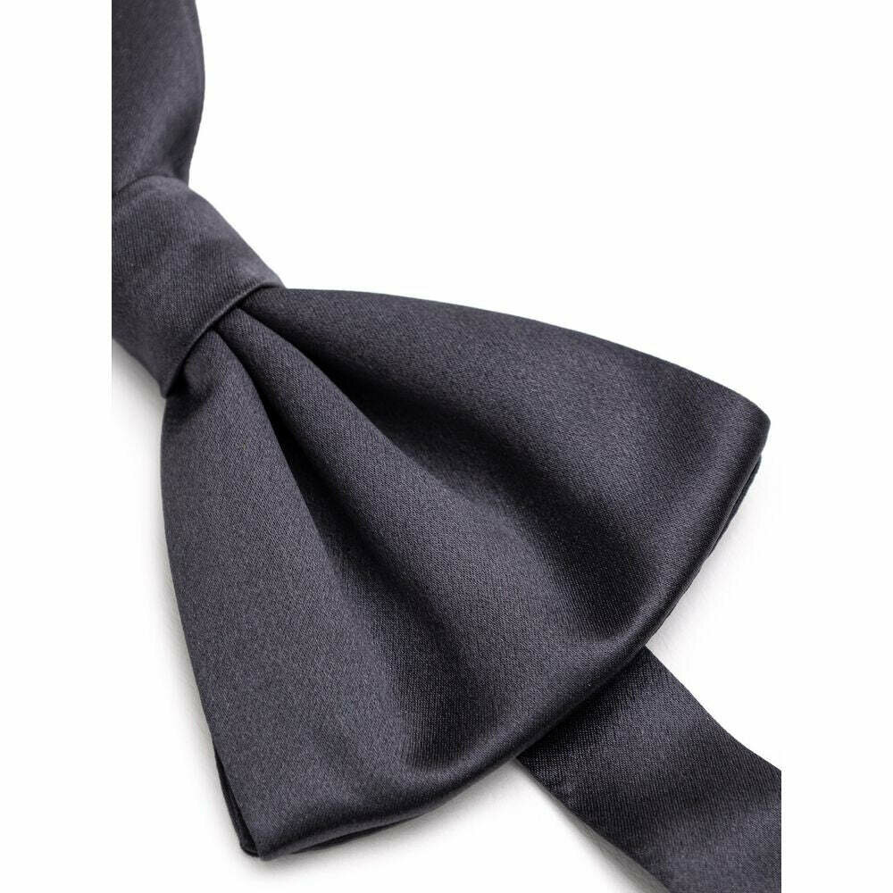 Classic Silk Bow Tie - Gray / One Size