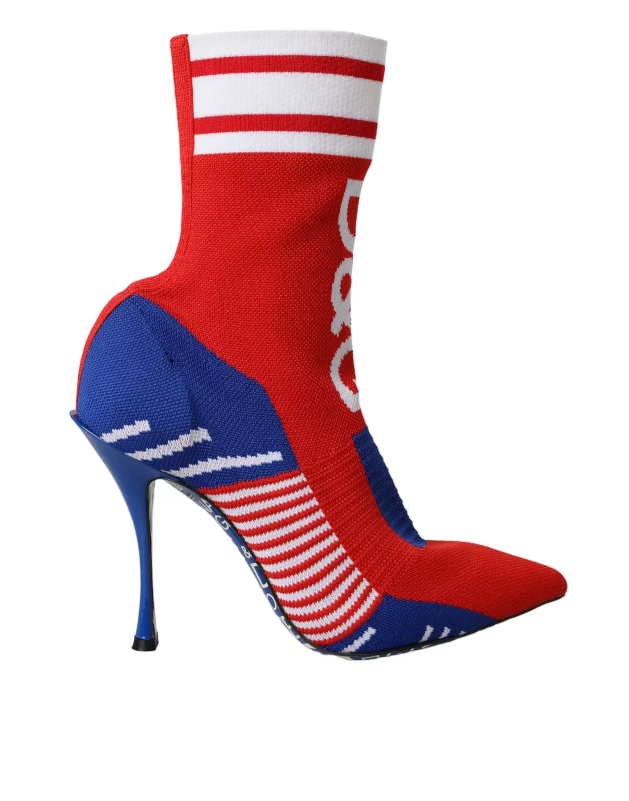 Knit Booties RedBlue Style - Multicolor / EU37/US6.5