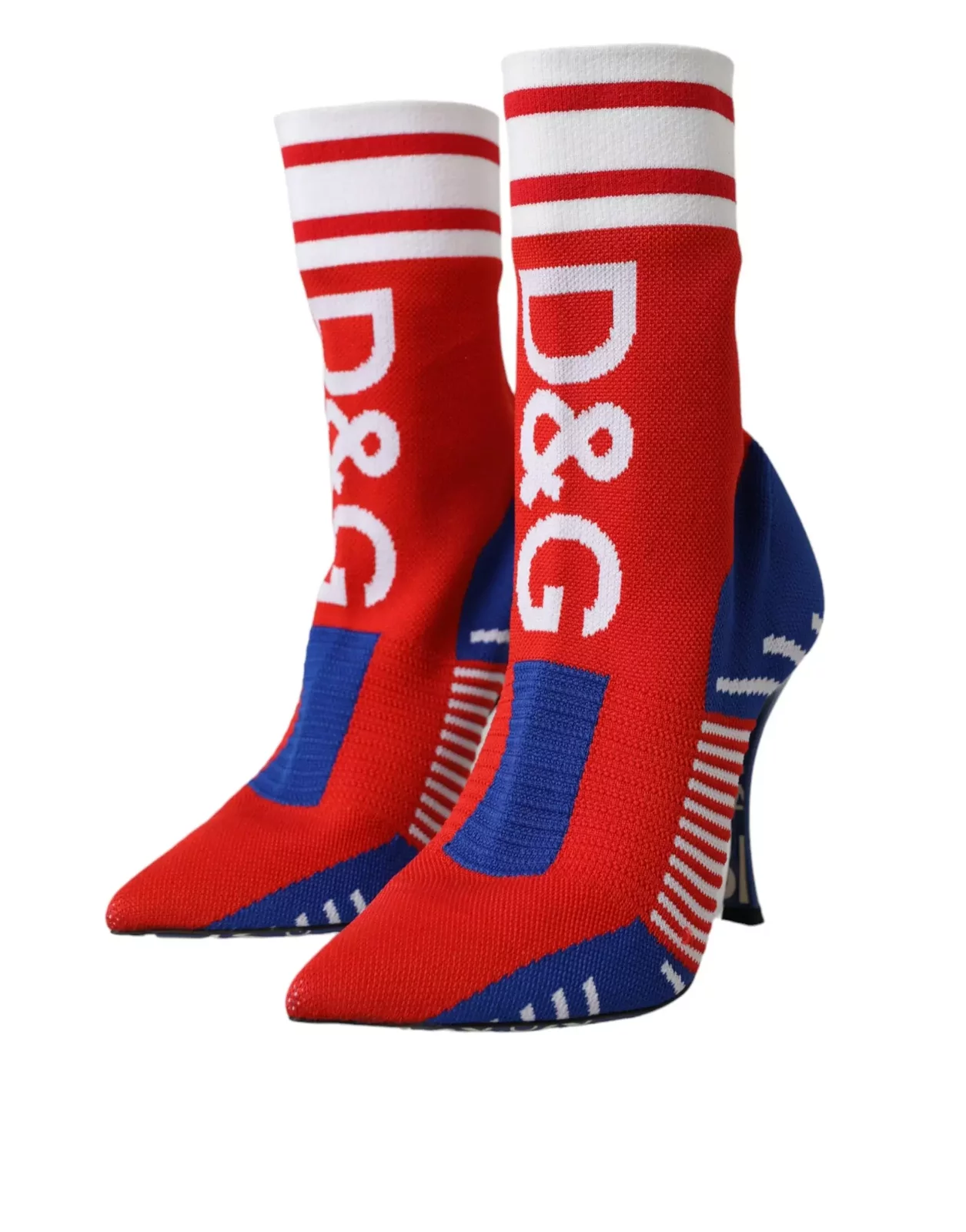 Knit Booties RedBlue Style - Multicolor / EU37/US6.5