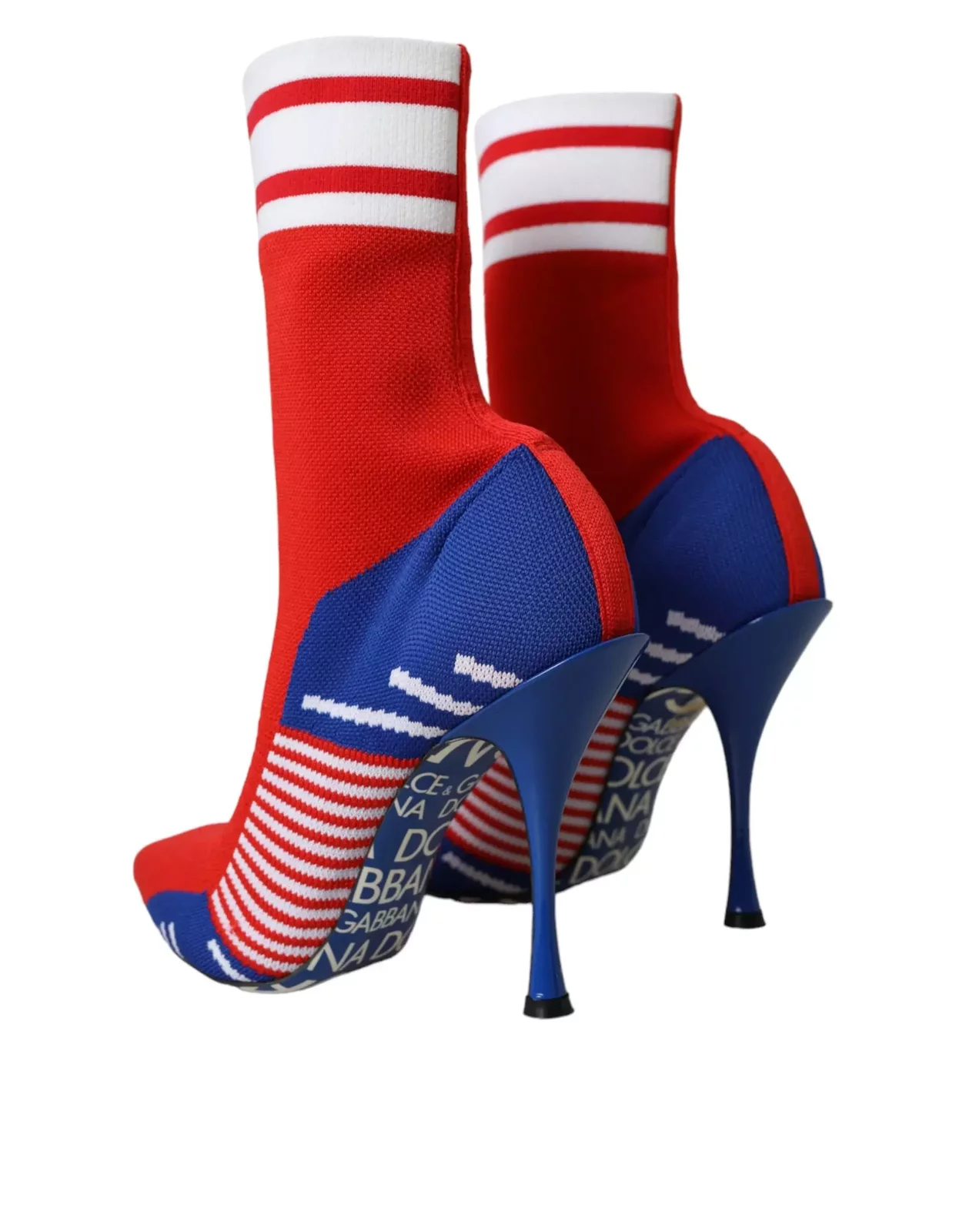 Knit Booties RedBlue Style - Multicolor / EU37/US6.5