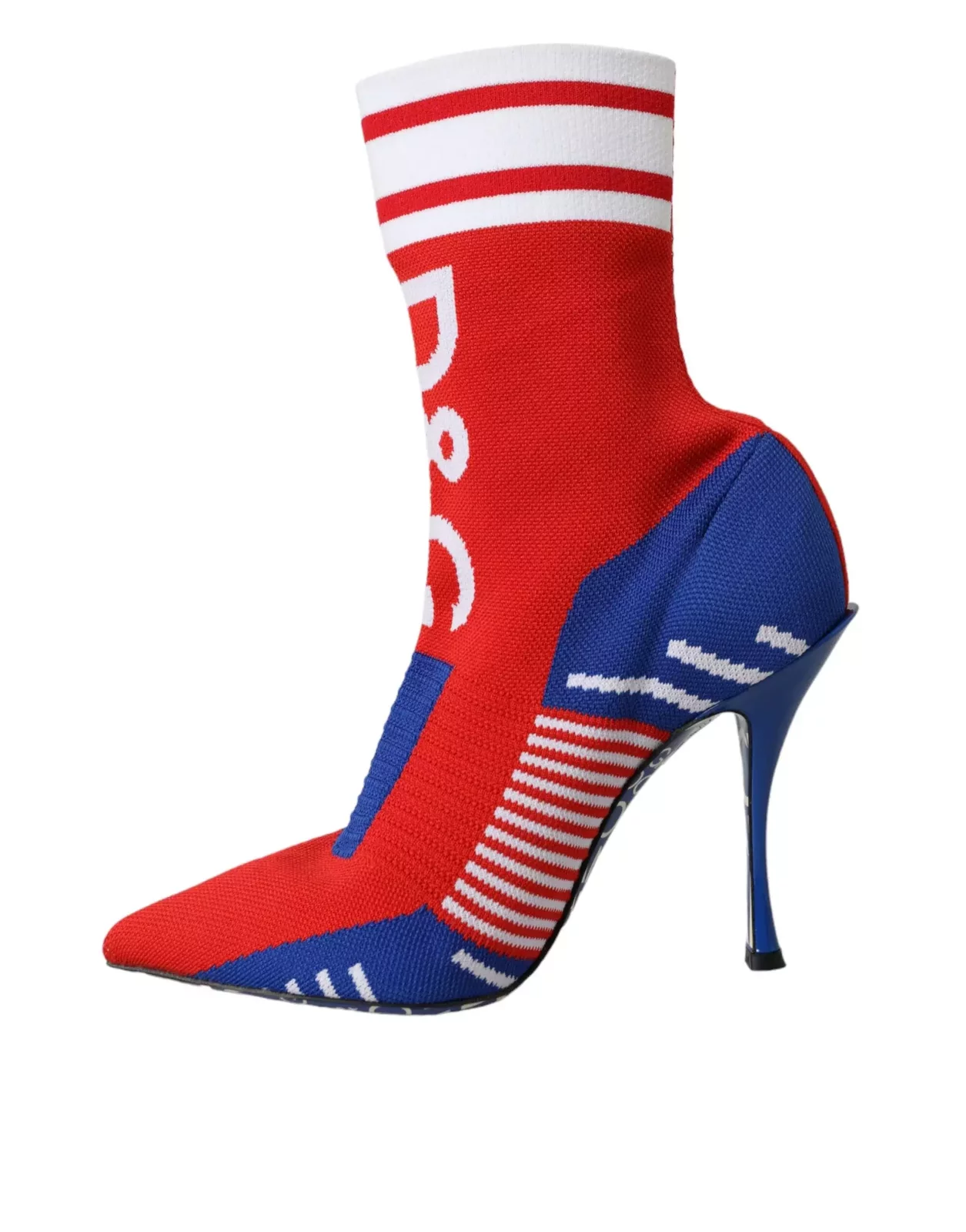 Knit Booties RedBlue Style - Multicolor / EU37/US6.5