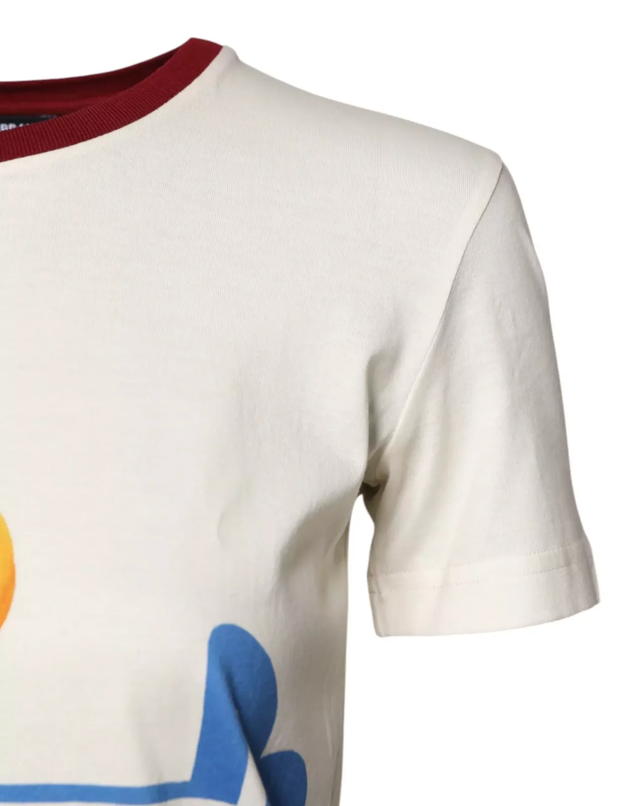 Tropical Print TShirt - White / IT36|XXS