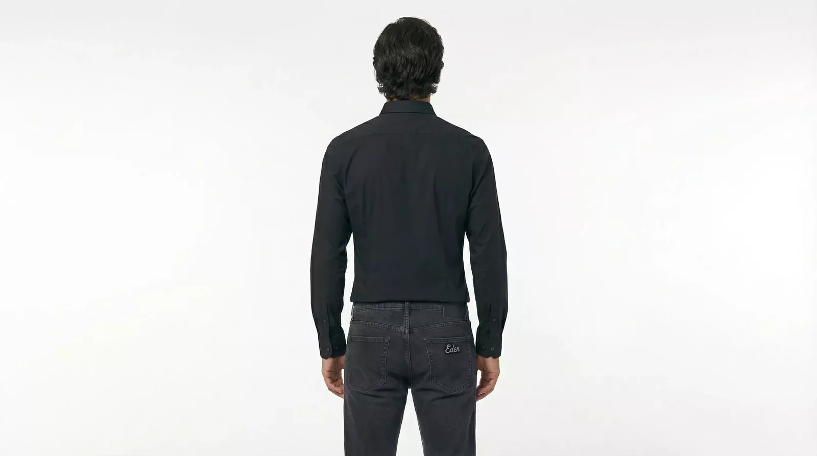 Classic LongSleeve Dress Shirt - Black / IT39 | S